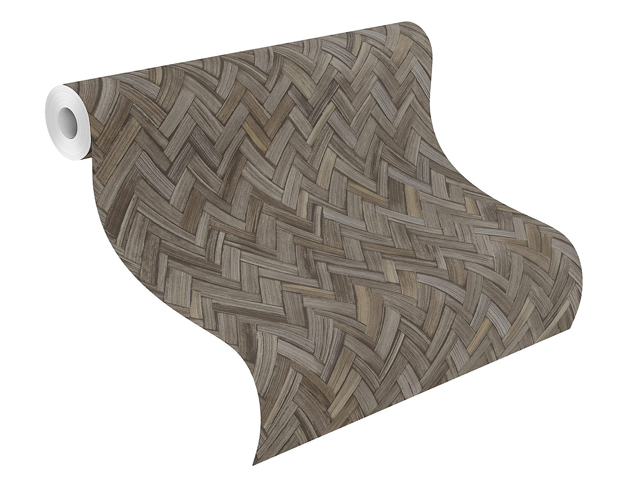 Rasch Vliestapete Beachhouse Braun-Dunkelbraun 410358