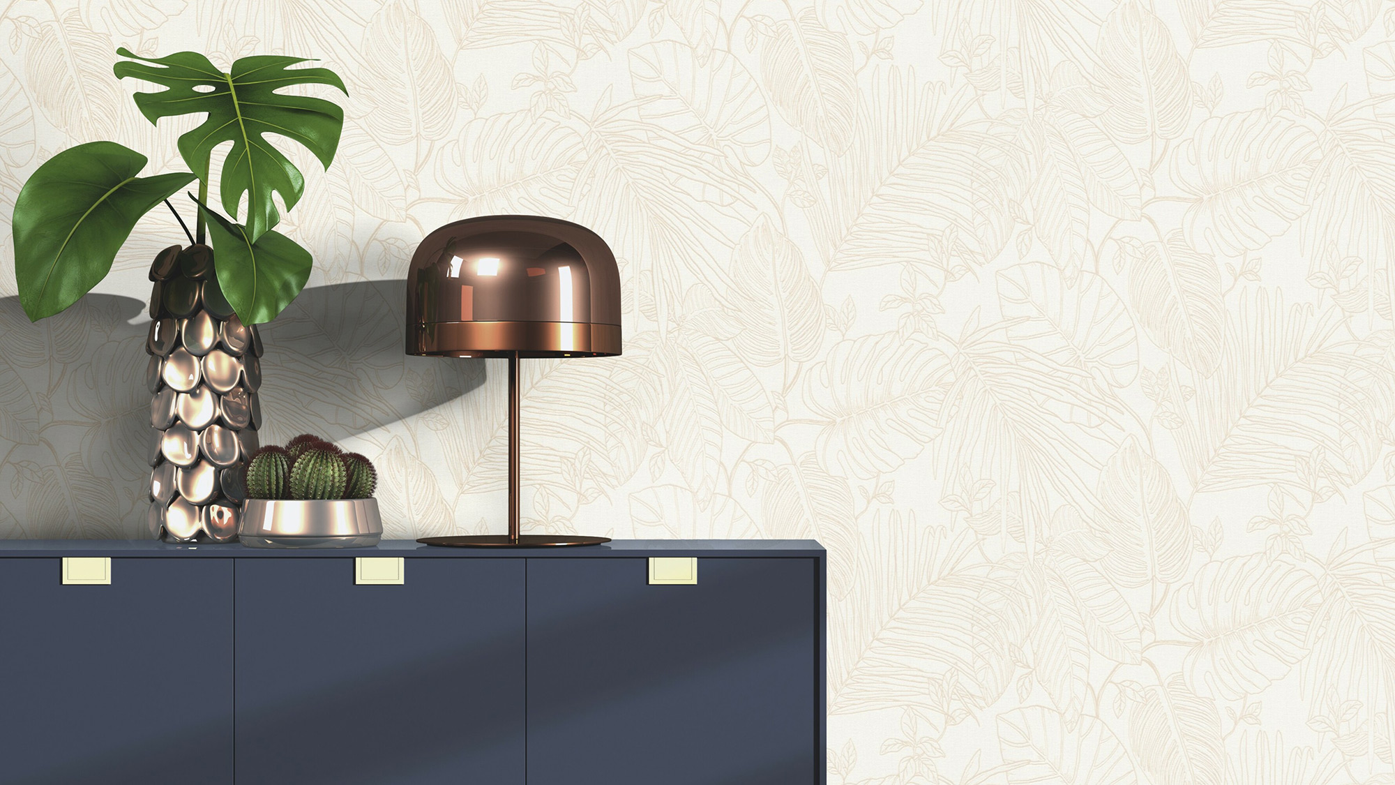 Rasch Vliestapete Color Your Life Blätter 690804