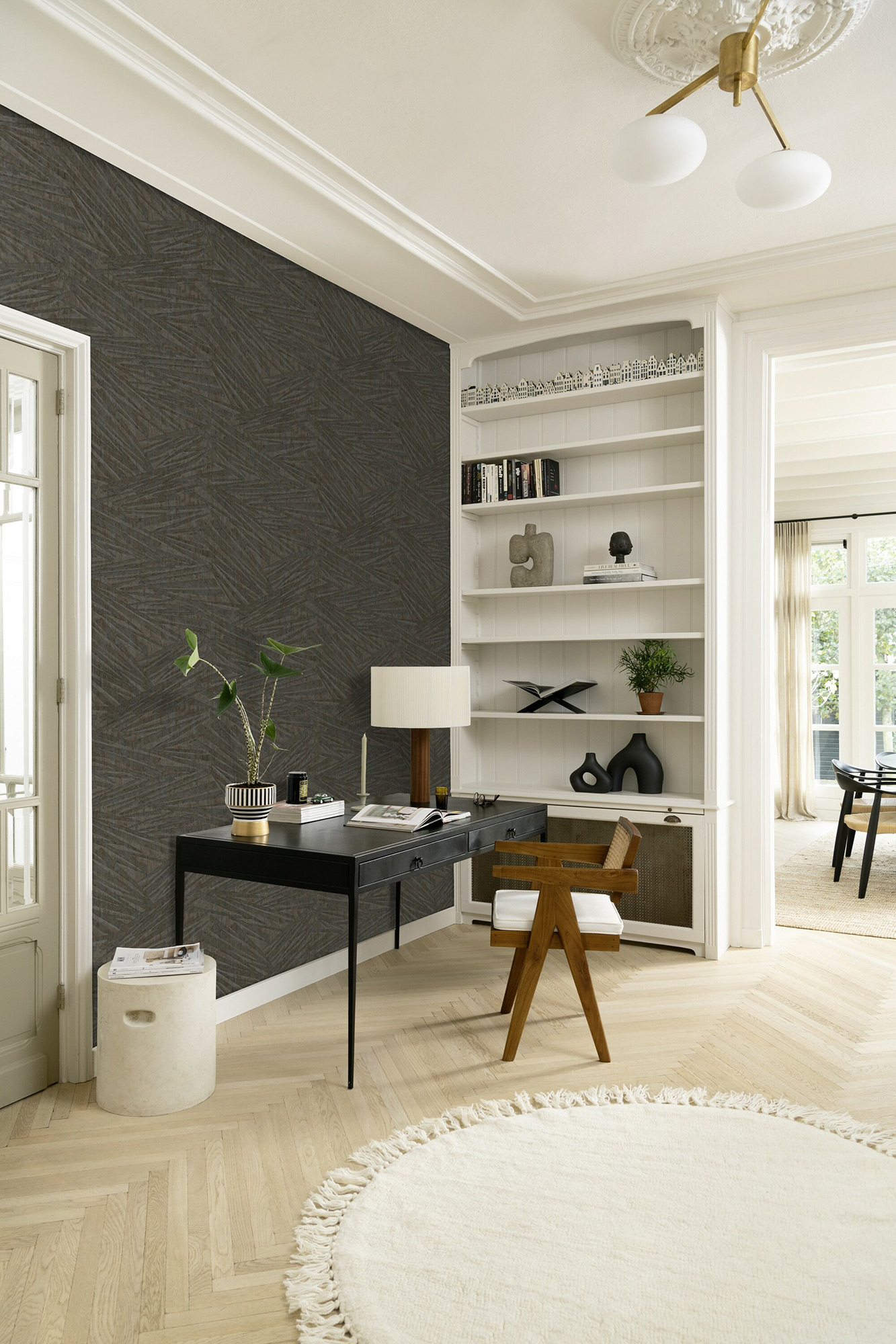 Rasch Vliestapete Sky Lounge Glanz metallic 608366