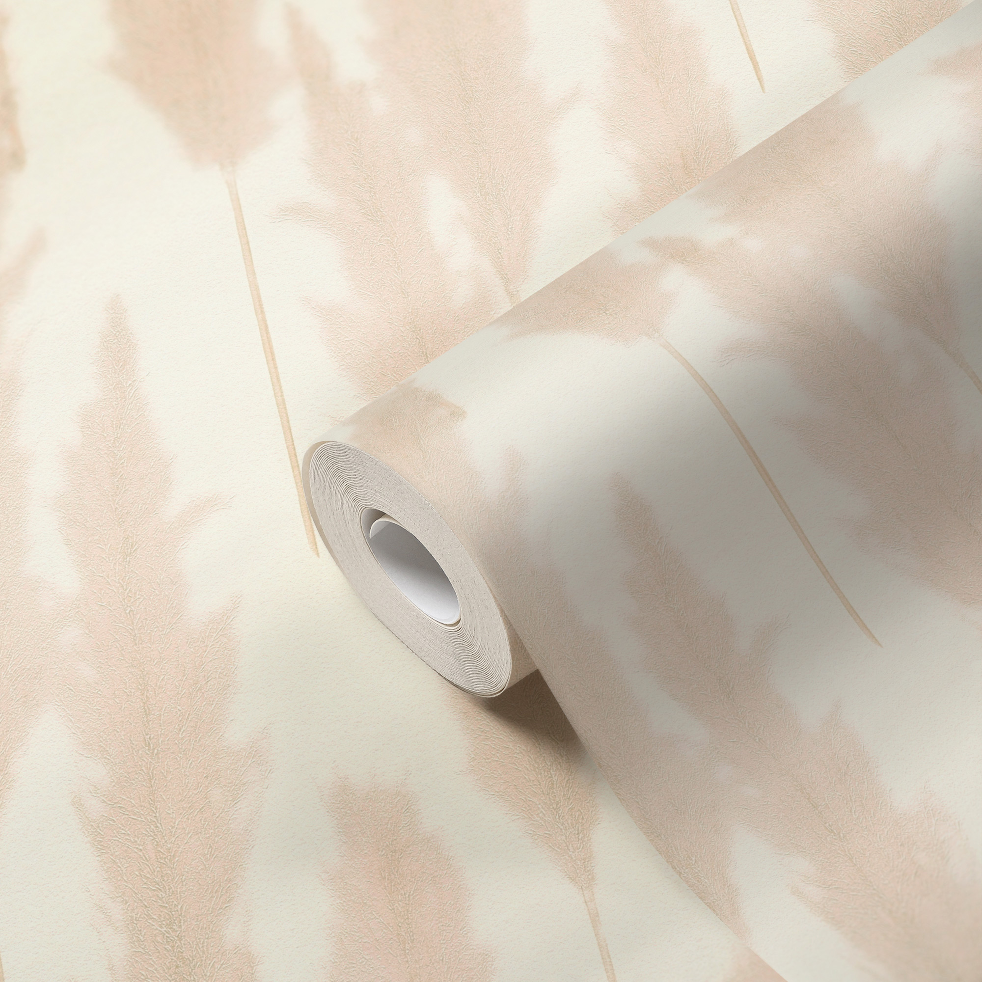 AS Vliestapete #Hygge Pampasgras Creme 386312