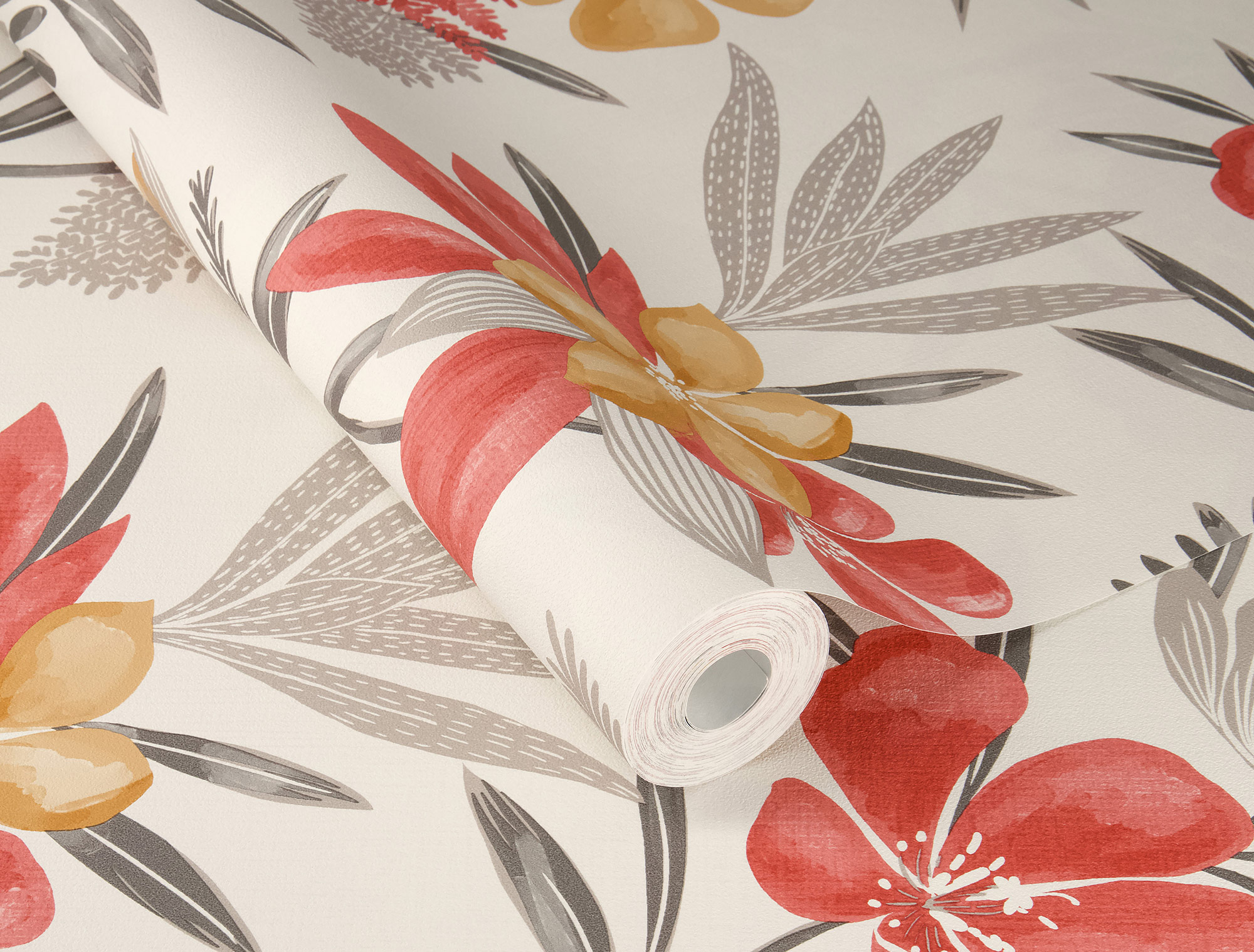 Rasch Vliestapete Beltesto Rot Botanical 794243