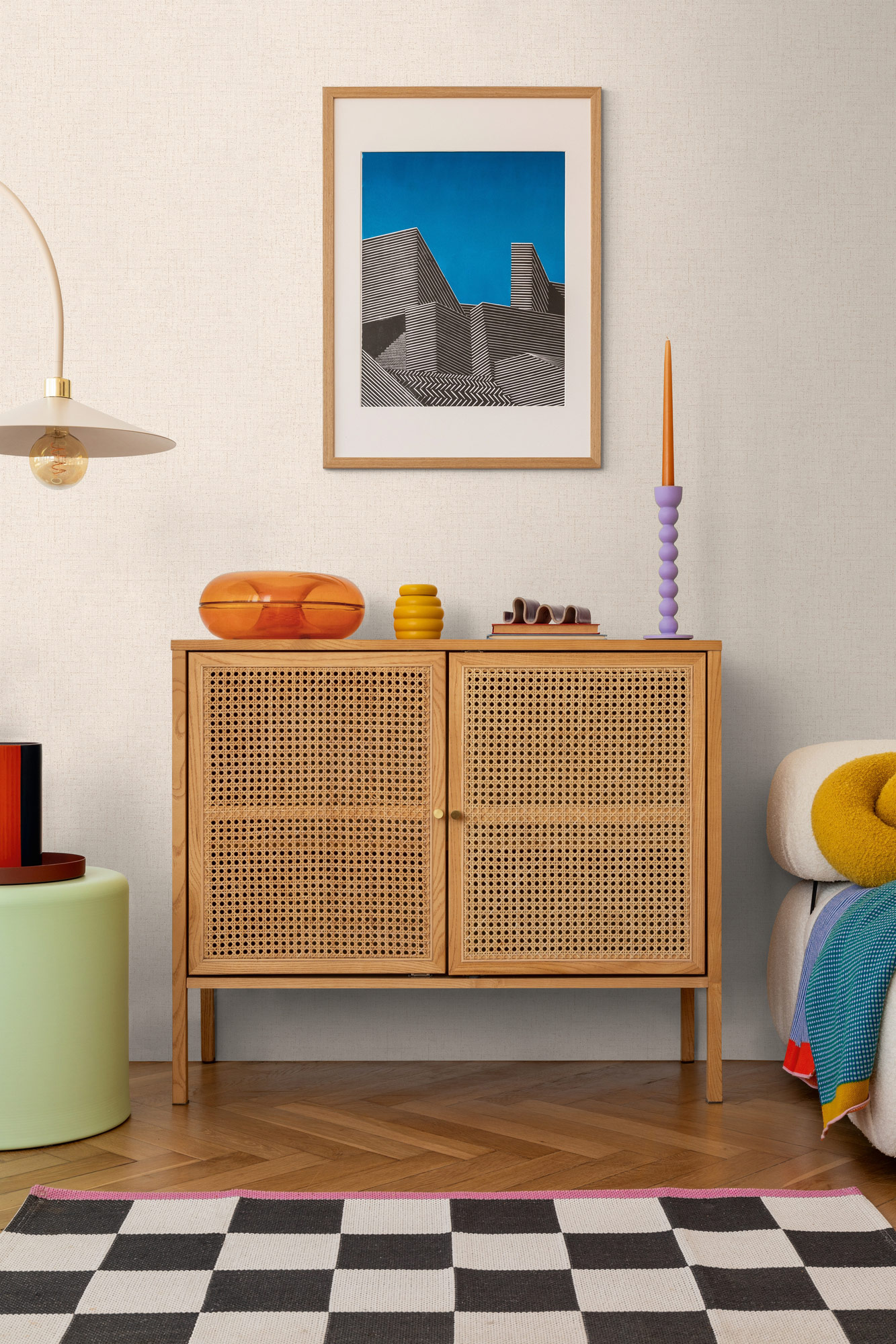 AS Vliestapete CosmoLiving Uni Weiß 790664