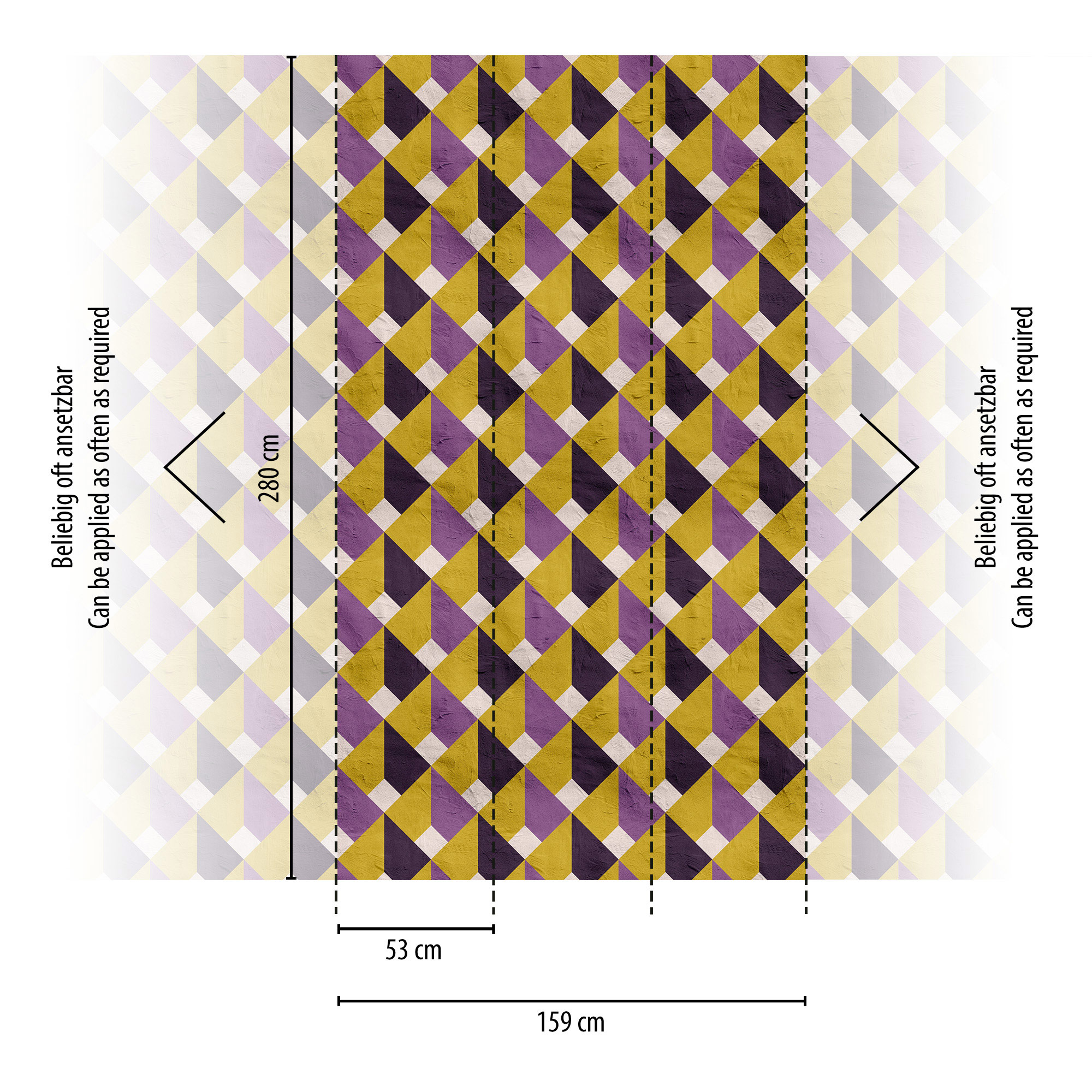 Livingwalls Vliestapete The Wall 3 Grafik 398491