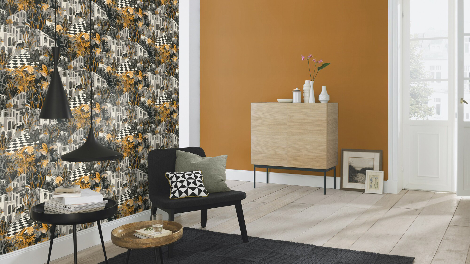 Rasch Vliestapete Allegretto Braun-Cognac 688054