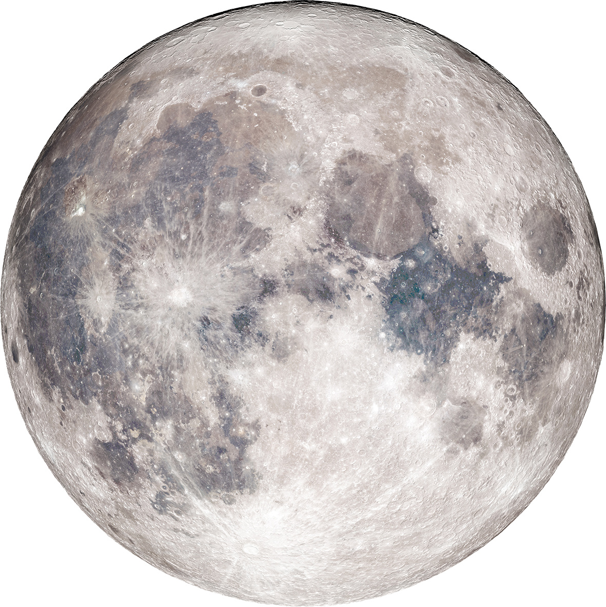 Thomas Fototapete Platin Formen  Mond silber