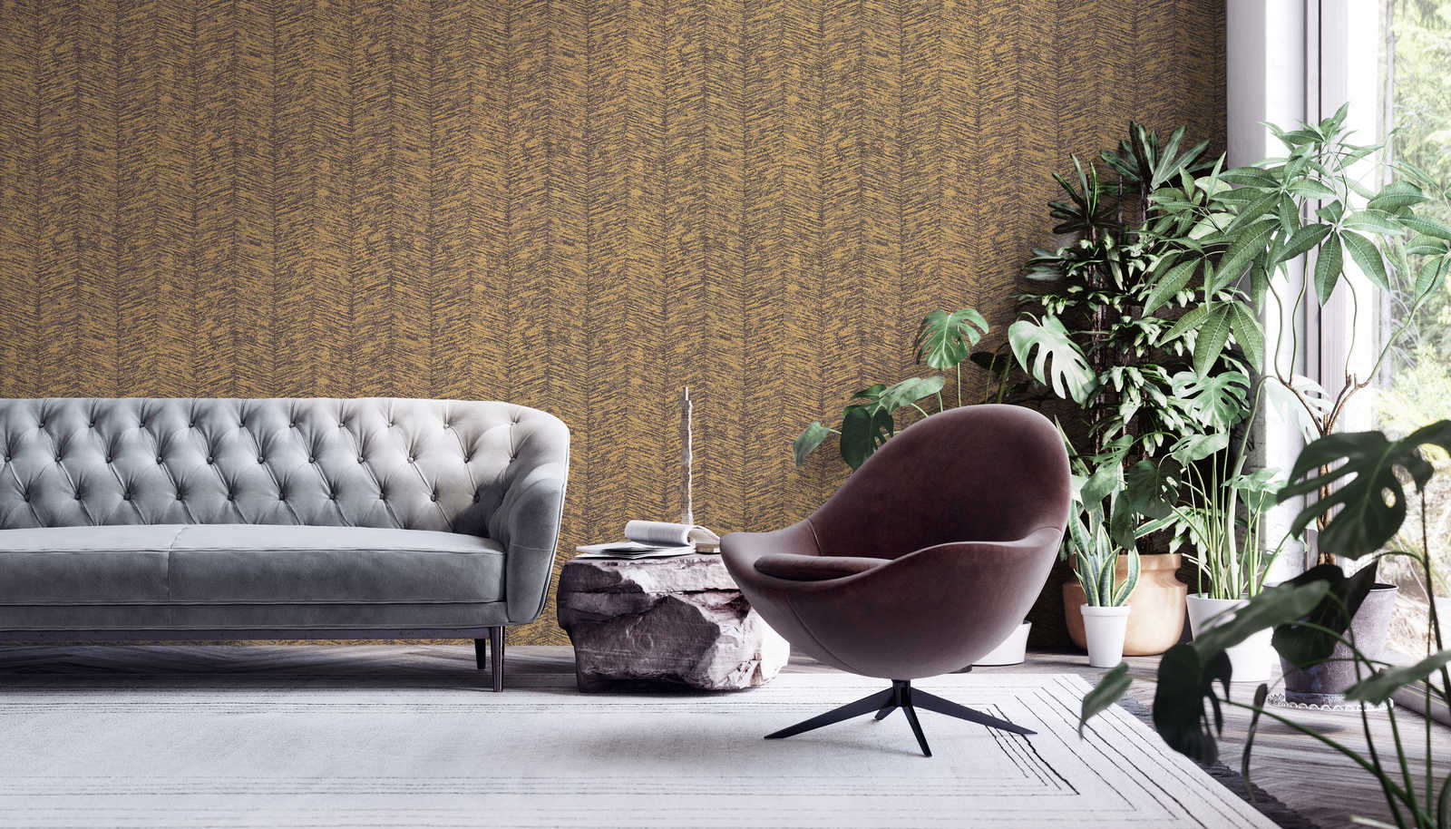 Livingwalls Vliestapete My Home My Spa Geometrisch 386974