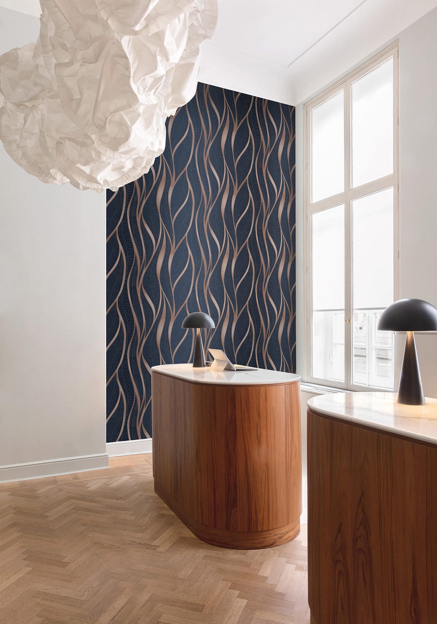 Masureel Fototapete Panel Ray Unda Vulcano DGRAY103260