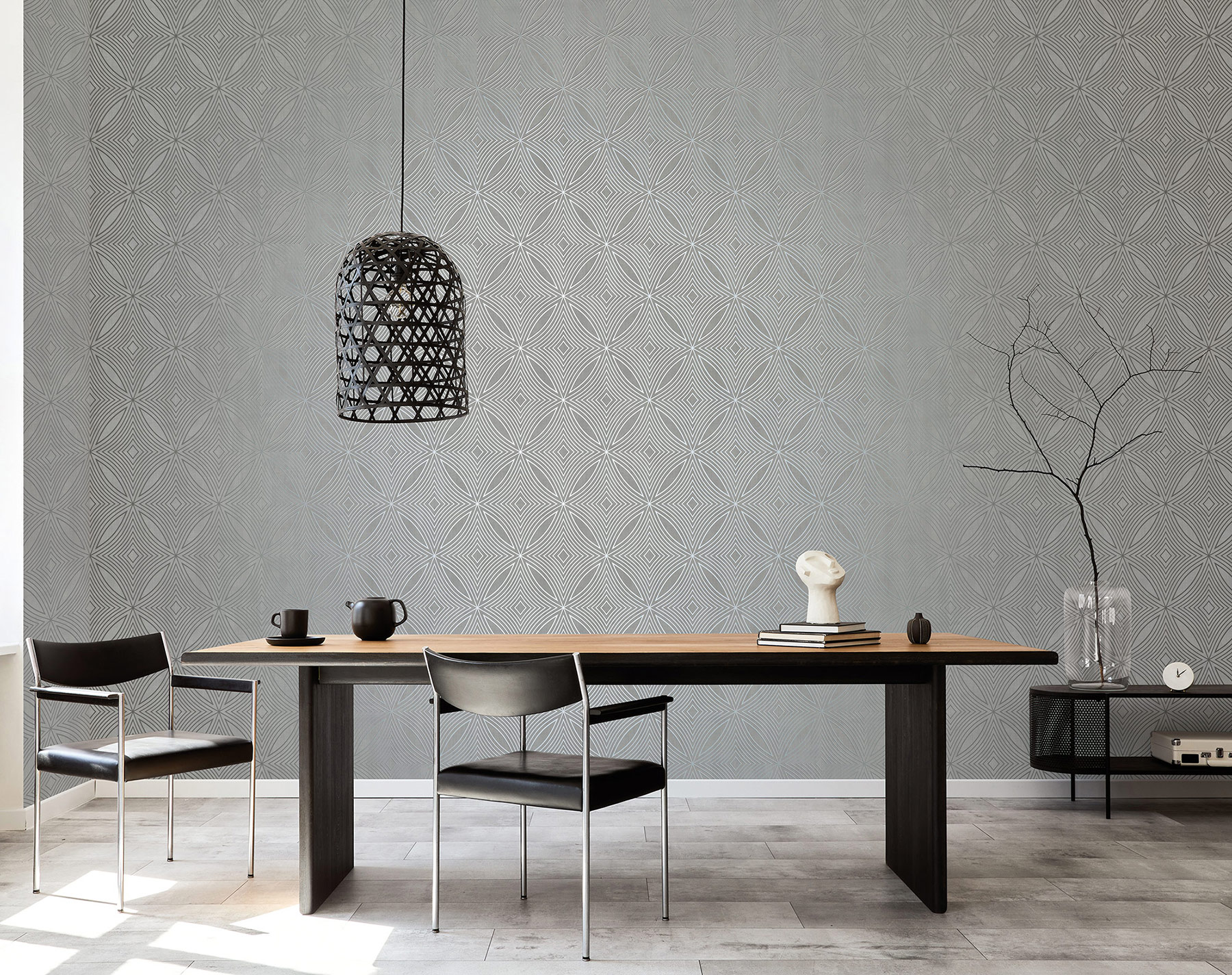 Essener Vliestapete Special FX 2 Silbergrau G67722