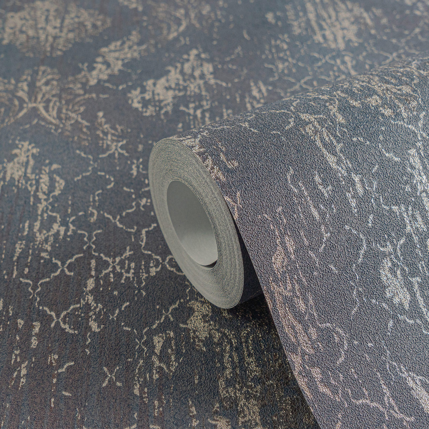 AS Vliestapete MS Hot Spots Ornament Blau 786724