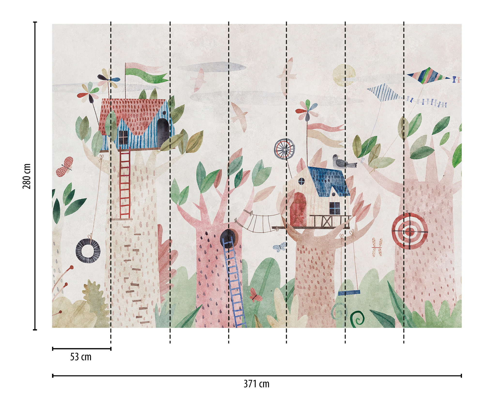 Livingwalls Vliestapete The Wall 3 Waldtapete 399061