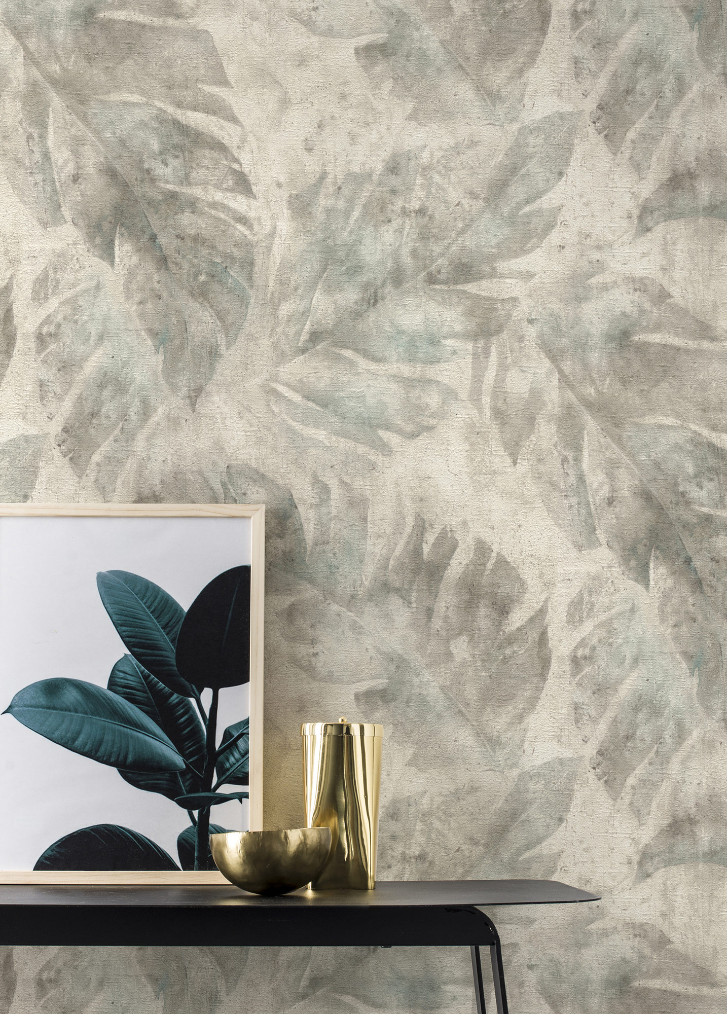 Rasch Vliestapete Beltesto Grau Botanical 416138