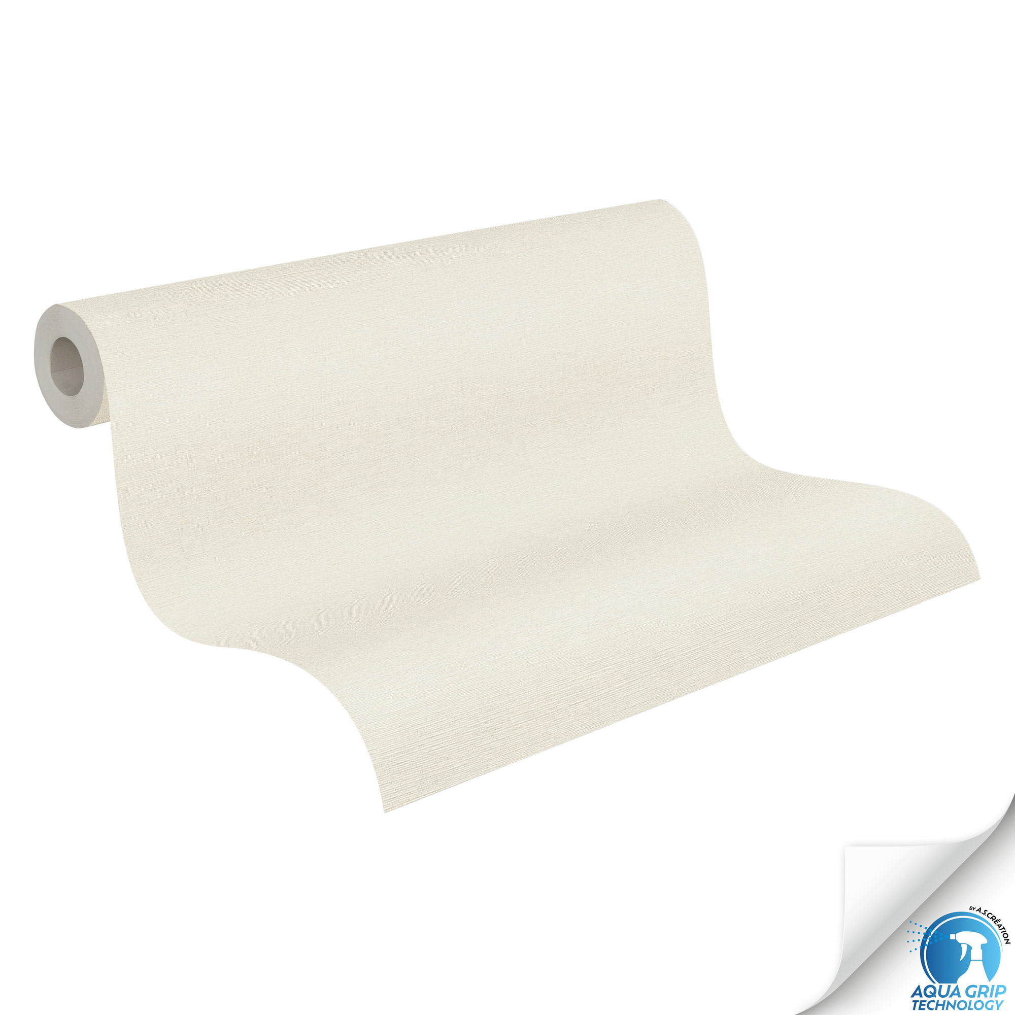 AS Vliestapete WOW Designdrop Unitapete Beige 785751