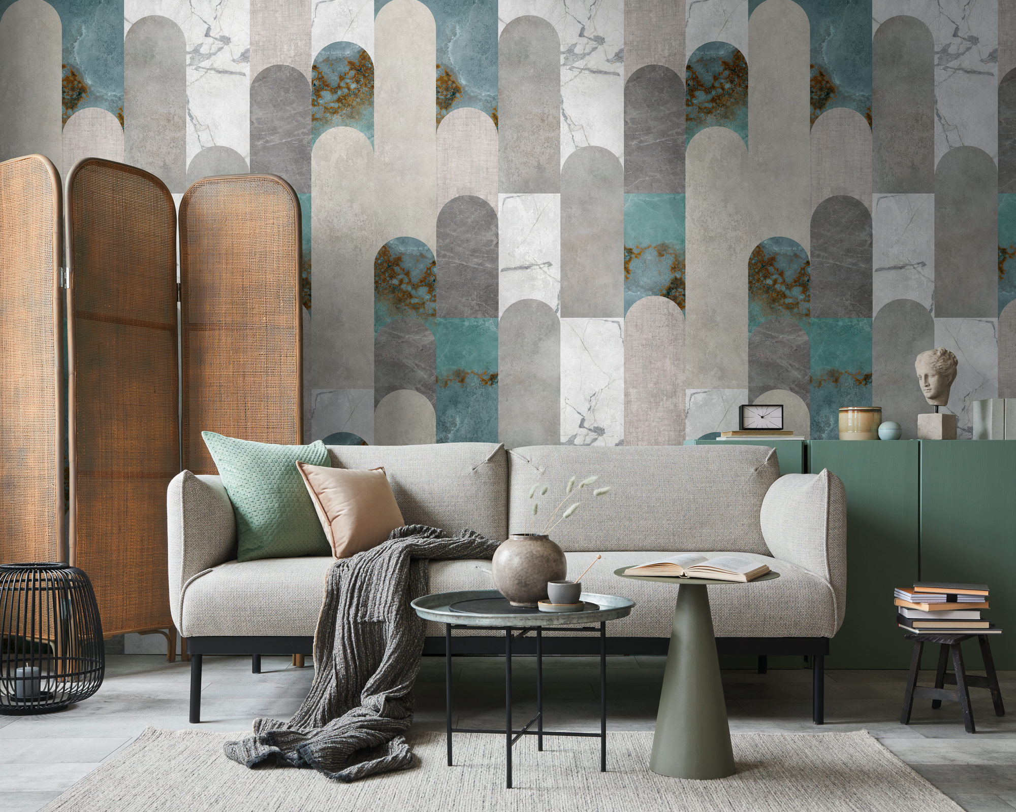 Livingwalls Vliestapete The Wall 3 Artdeco 398341