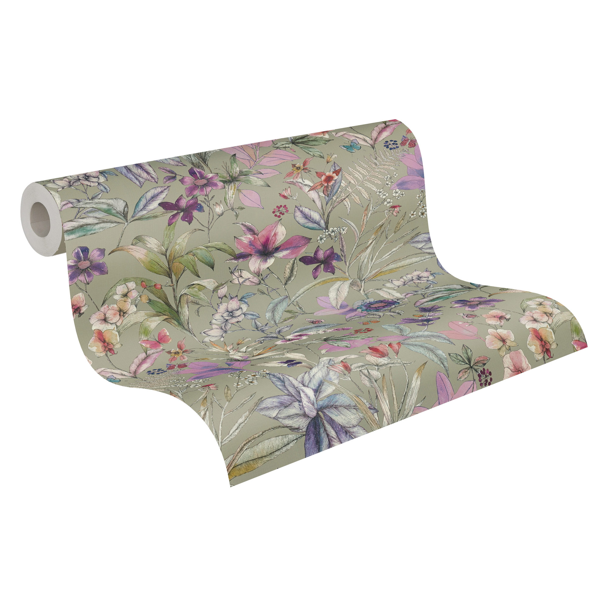 AS Vliestapete PintWalls 3 Floral Grün 791873