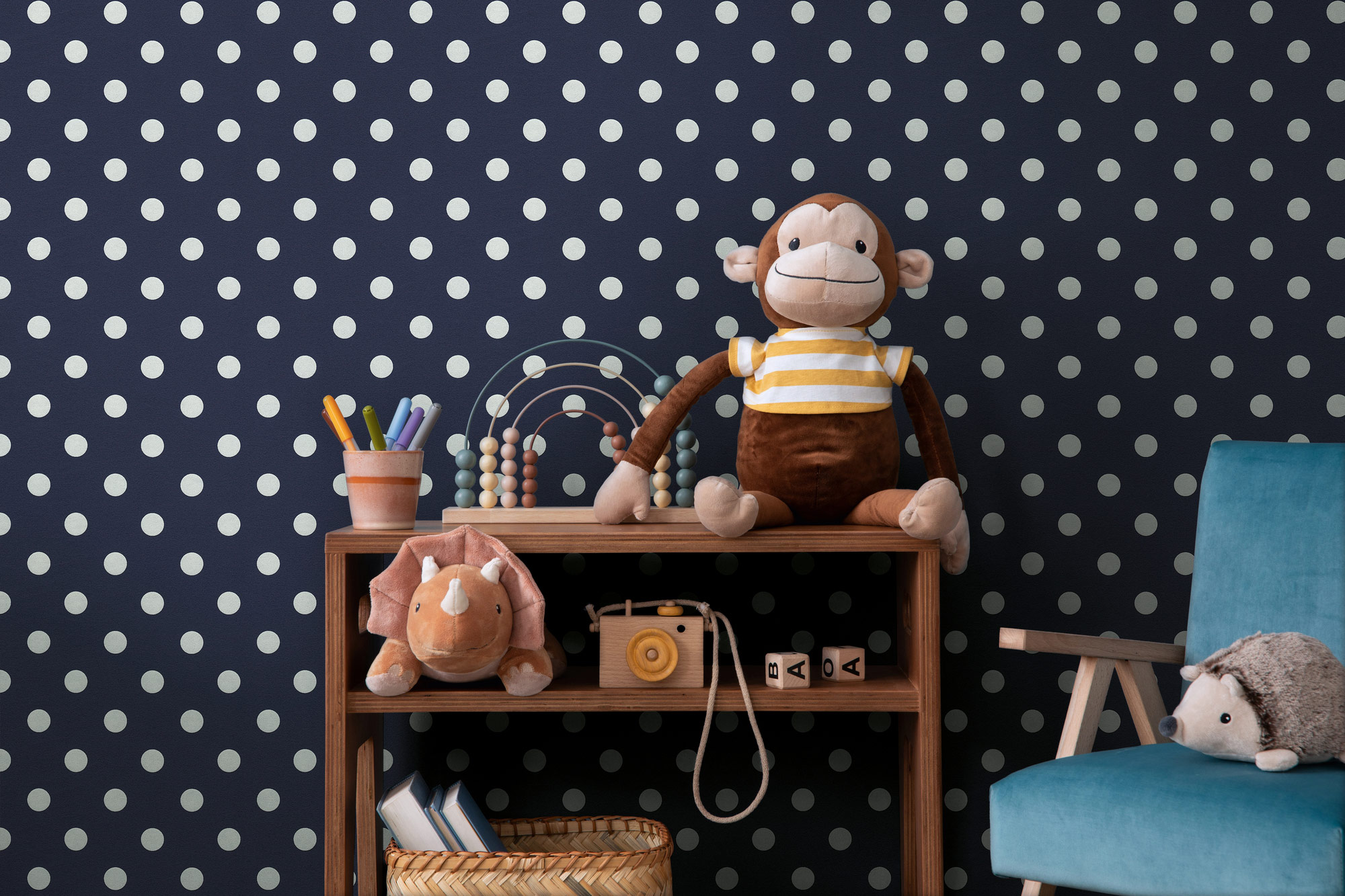 AS Vliestapete Kids Studio Kinderzimmertapete Blau 363368