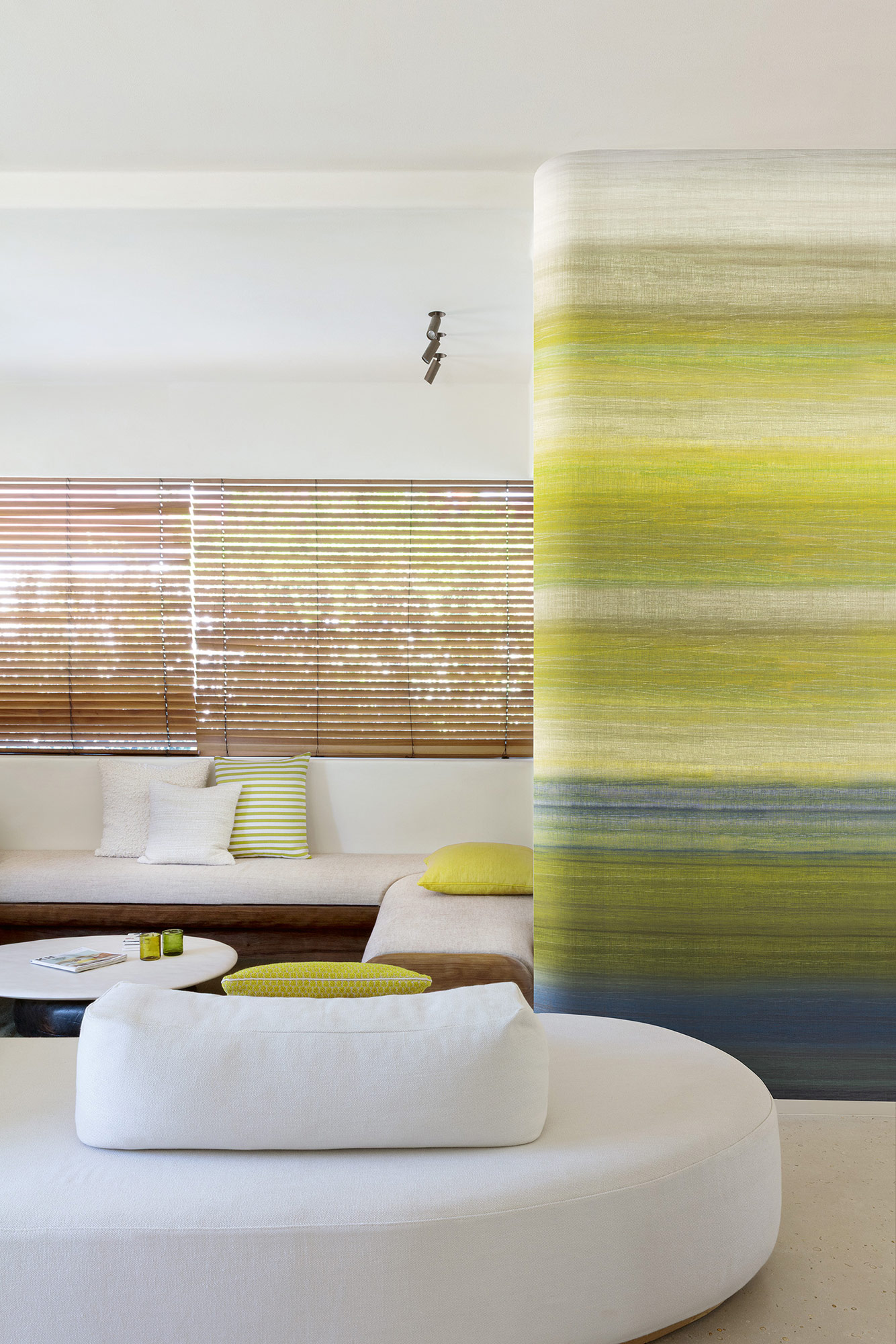 Masureel Fototapete Panel Serica Chanderi Lime DGRIC206260