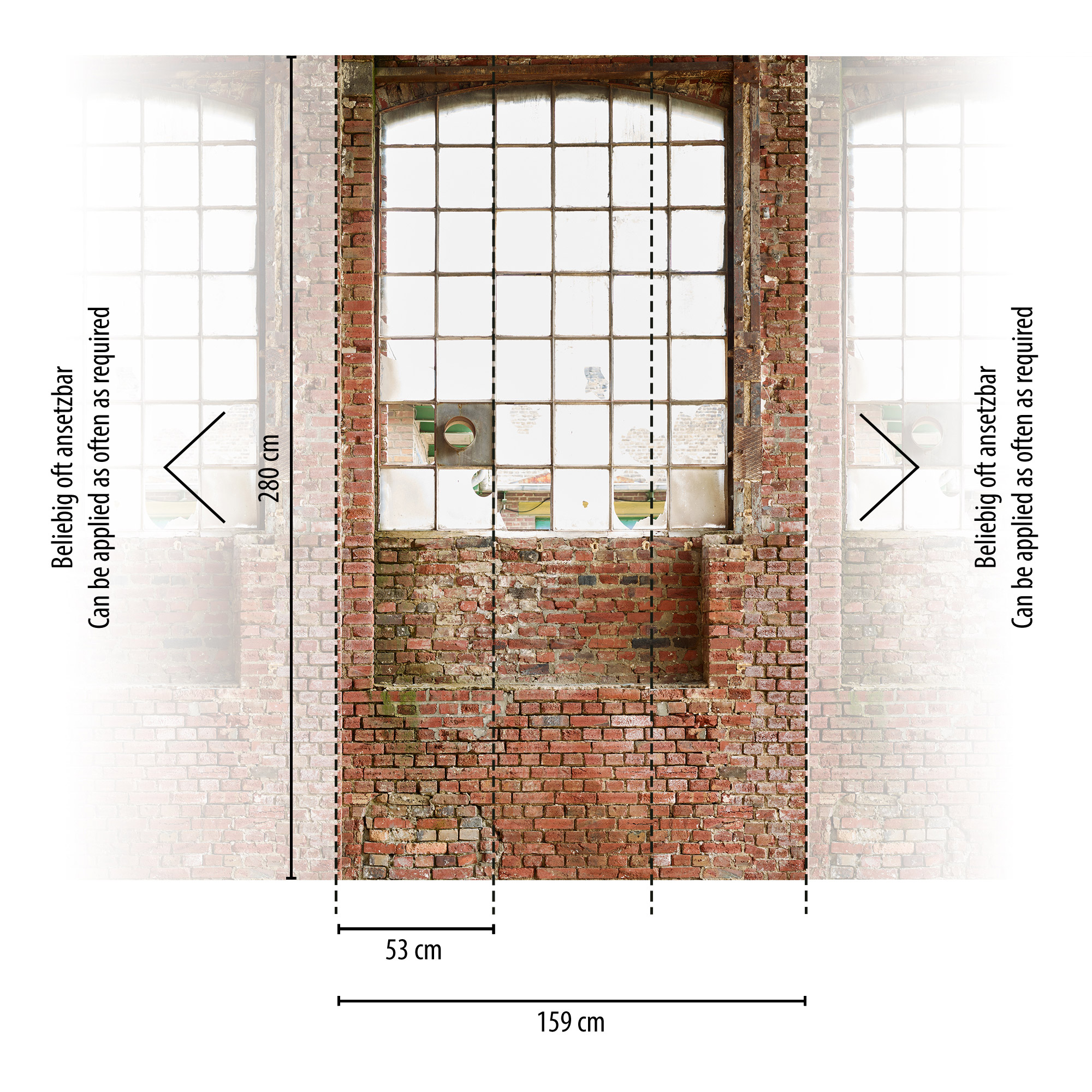 Livingwalls Vliestapete The Wall II Steinwand 392421