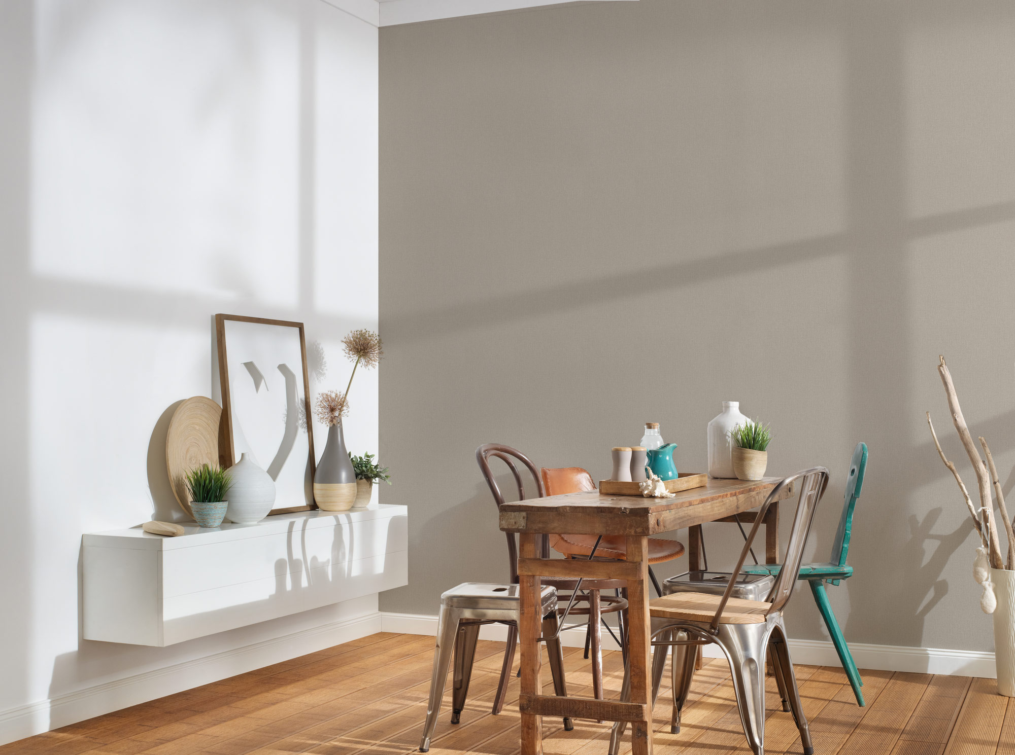 AS Vliestapete Pure Elegance Einfarbig Braun 211712