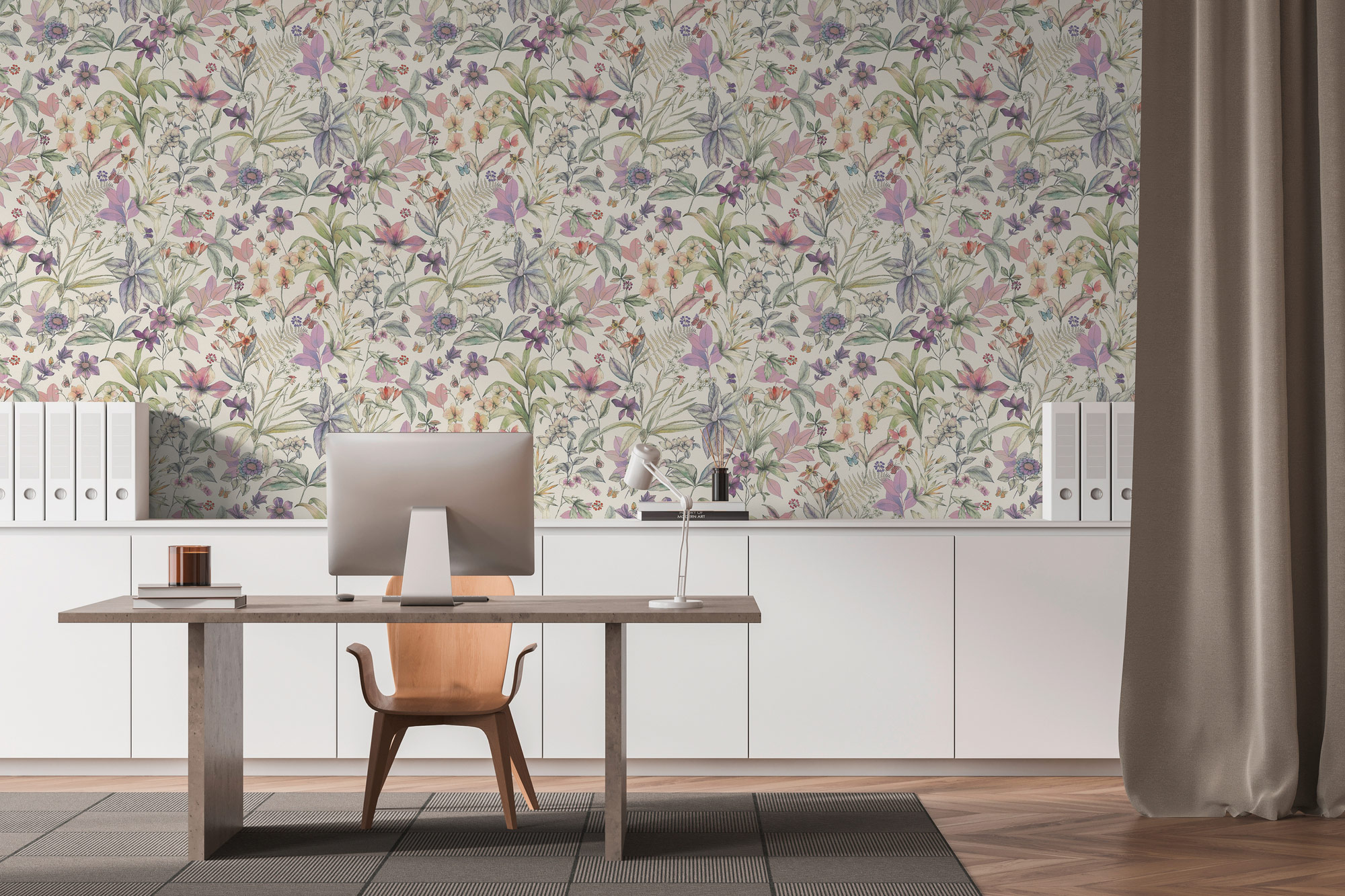 AS Vliestapete PintWalls 3 Floral Weiß 791872