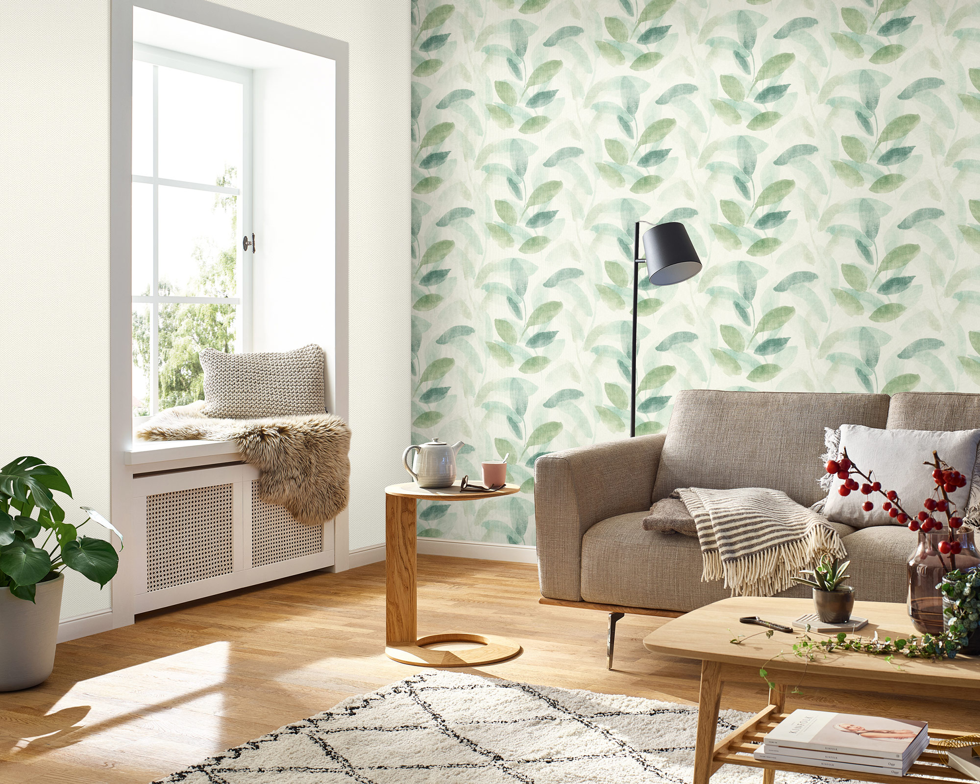 Rasch Vliestapete Liverna Weiß-offwhite 424010