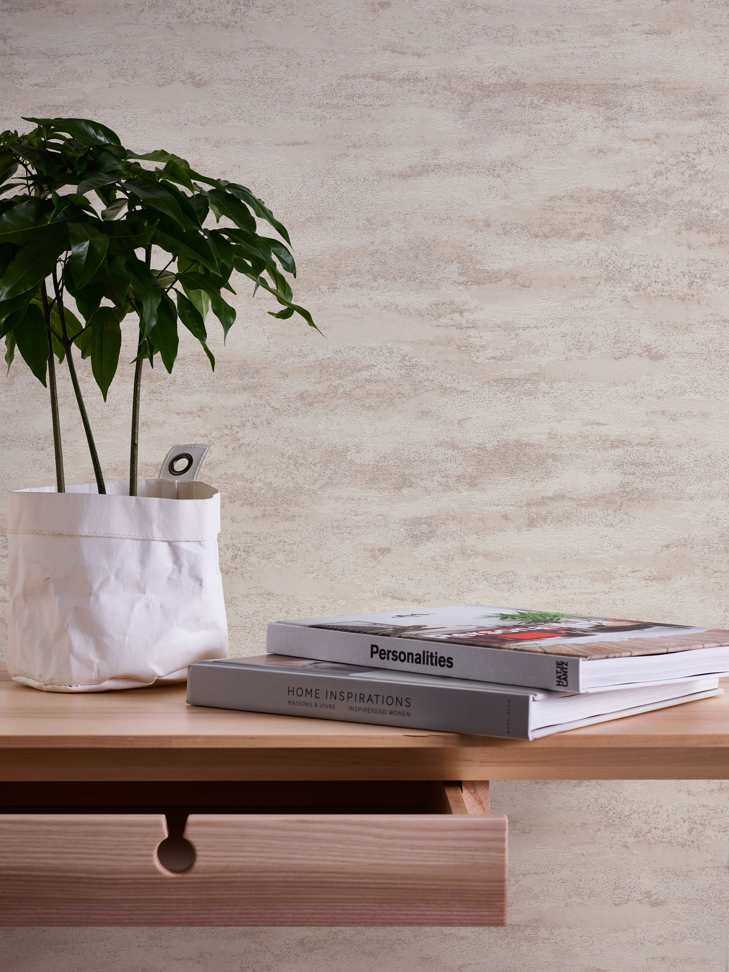 AS Vliestapete Attractive 2 Putzoptik Creme 390416