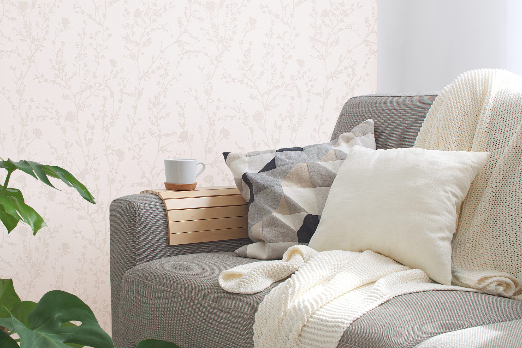 AS Vliestapete Casual Living Hellrosa Floral 395461