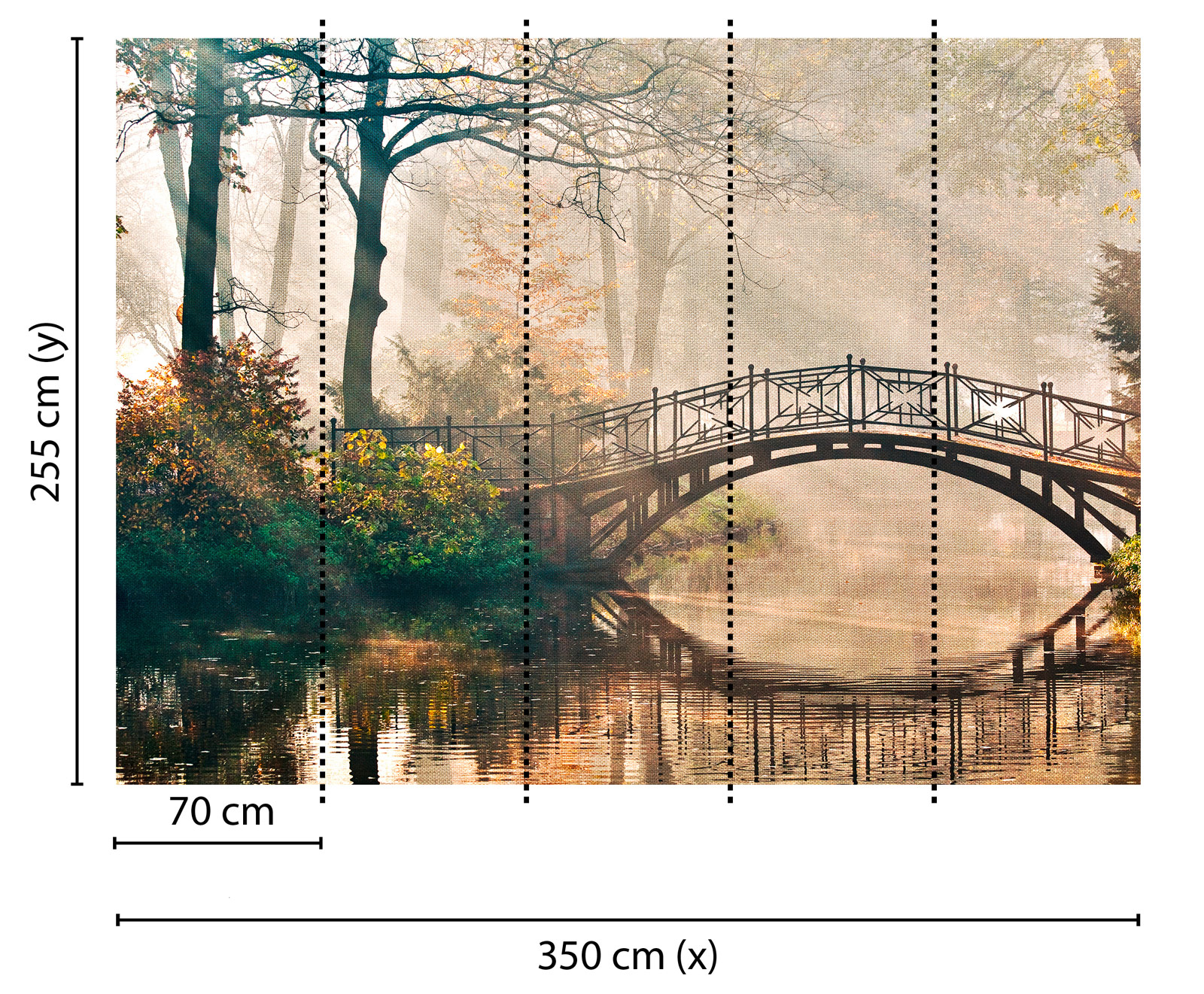 AS Fototapete Designwalls Park Bridge DD118622