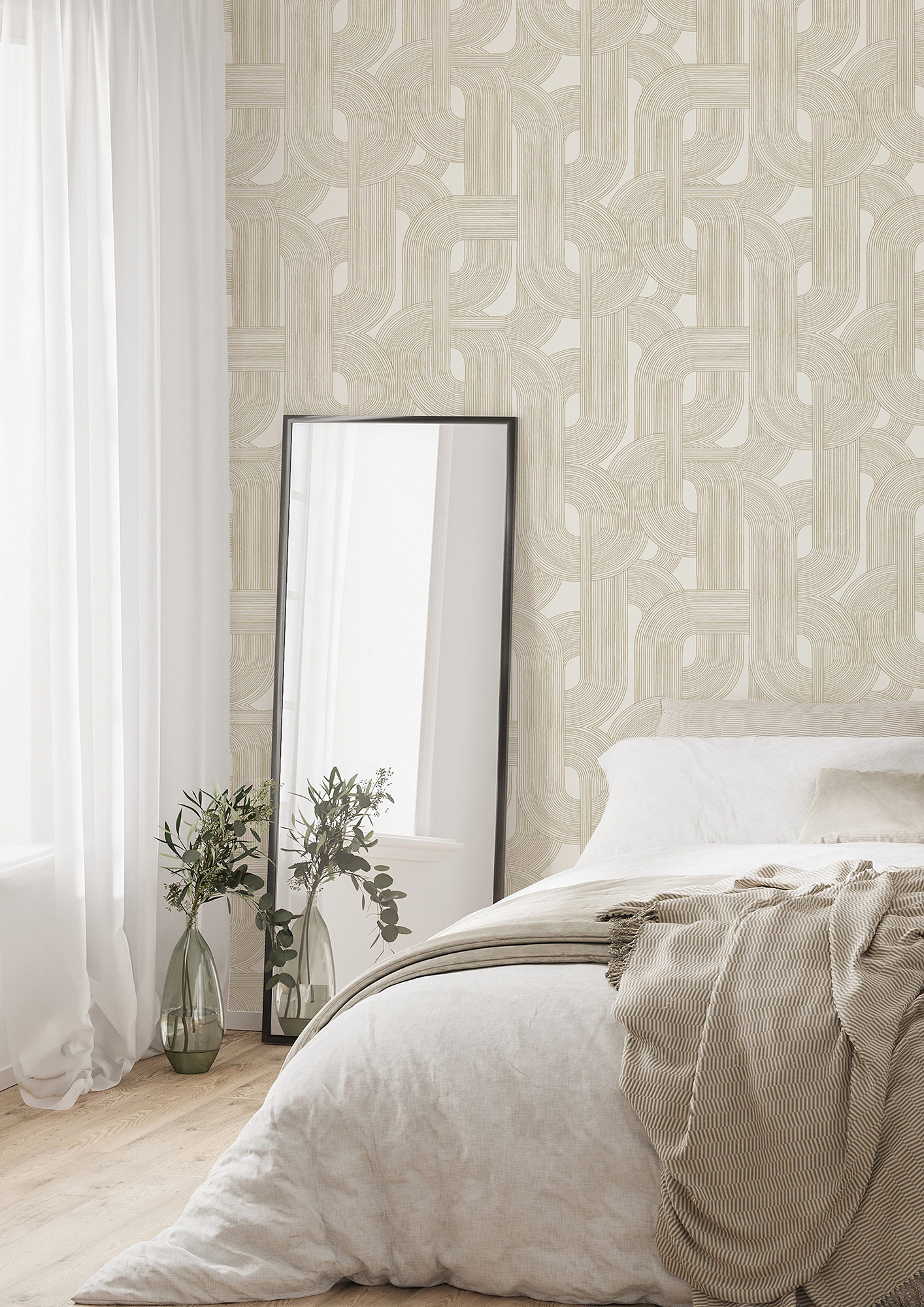 Rasch Vliestapete Symphony Weiß-Cremeweiß 868111