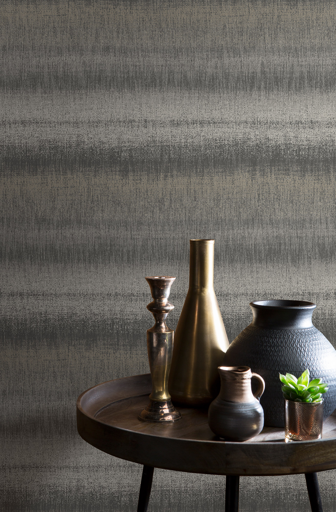 Thomas Vliestapete Meditate braun Streifen RE25145