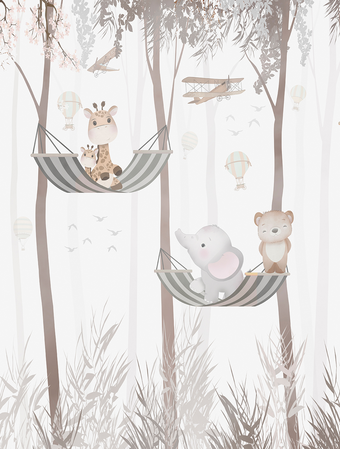 Decoprint Fototapete Cute Walls Waldtour CW60321