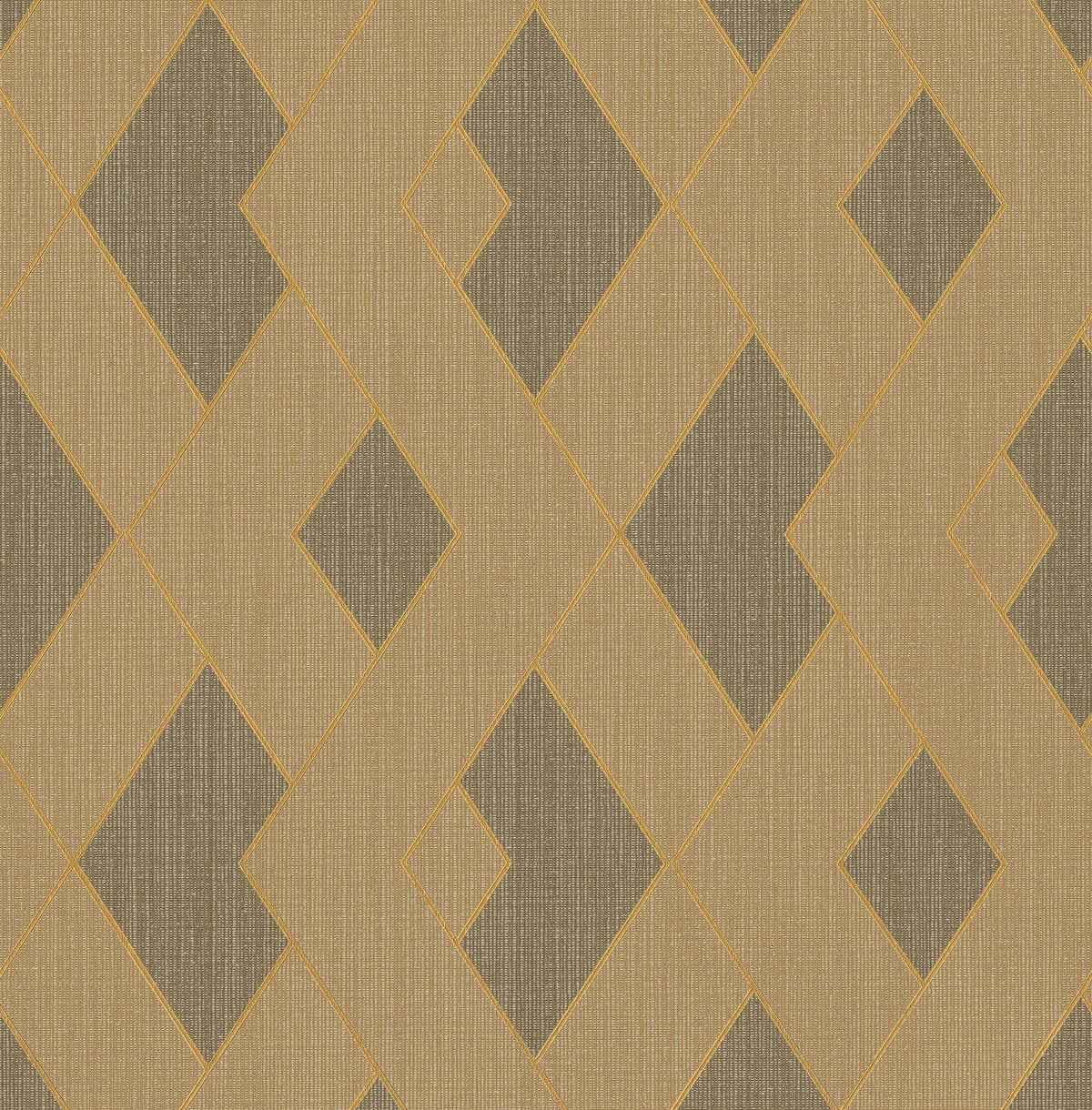 Rasch Textil Vliestapete Splendor Rautenmuster 109108