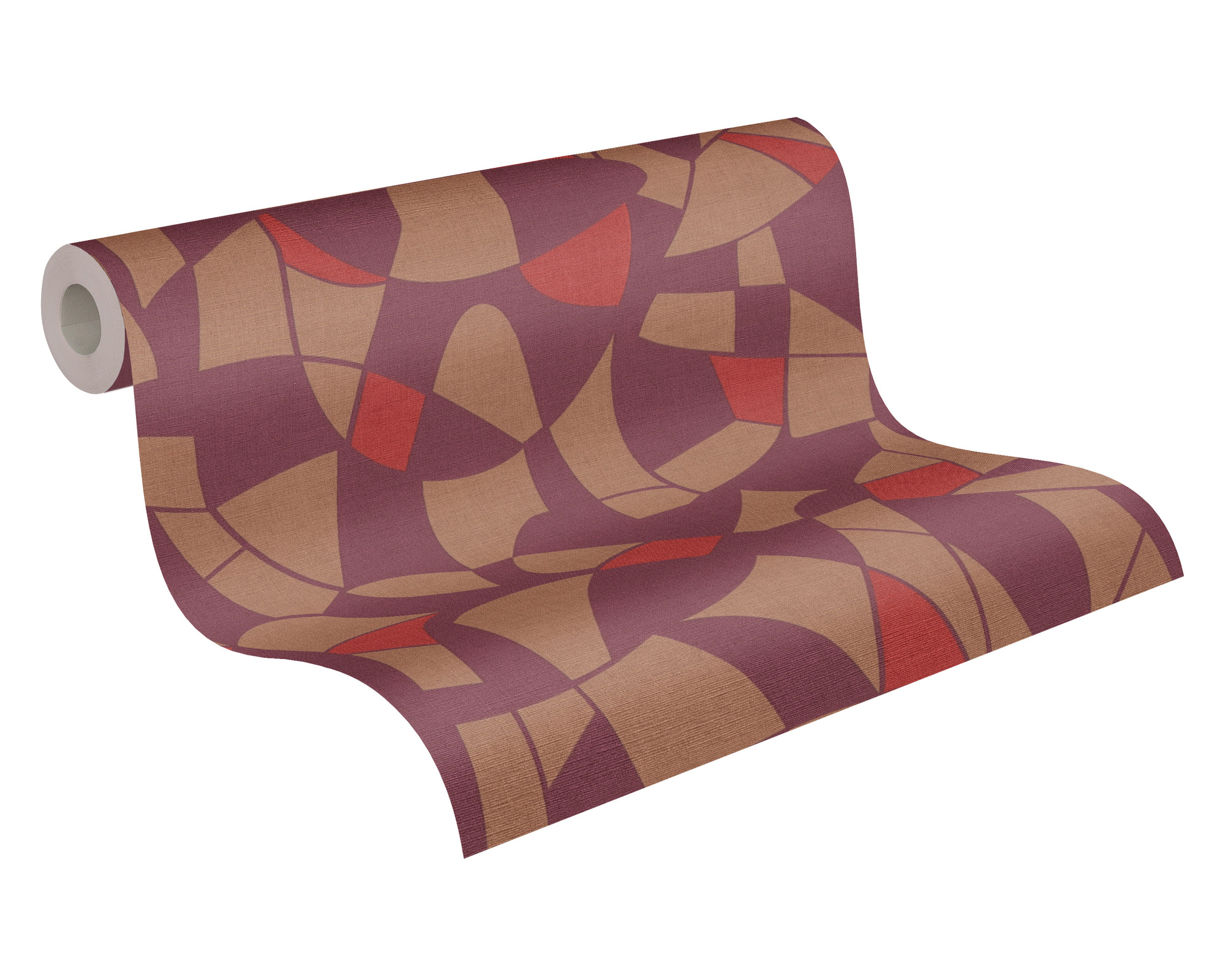 AS Vliestapete Antigua Satin Grafiktapete Lila 390931