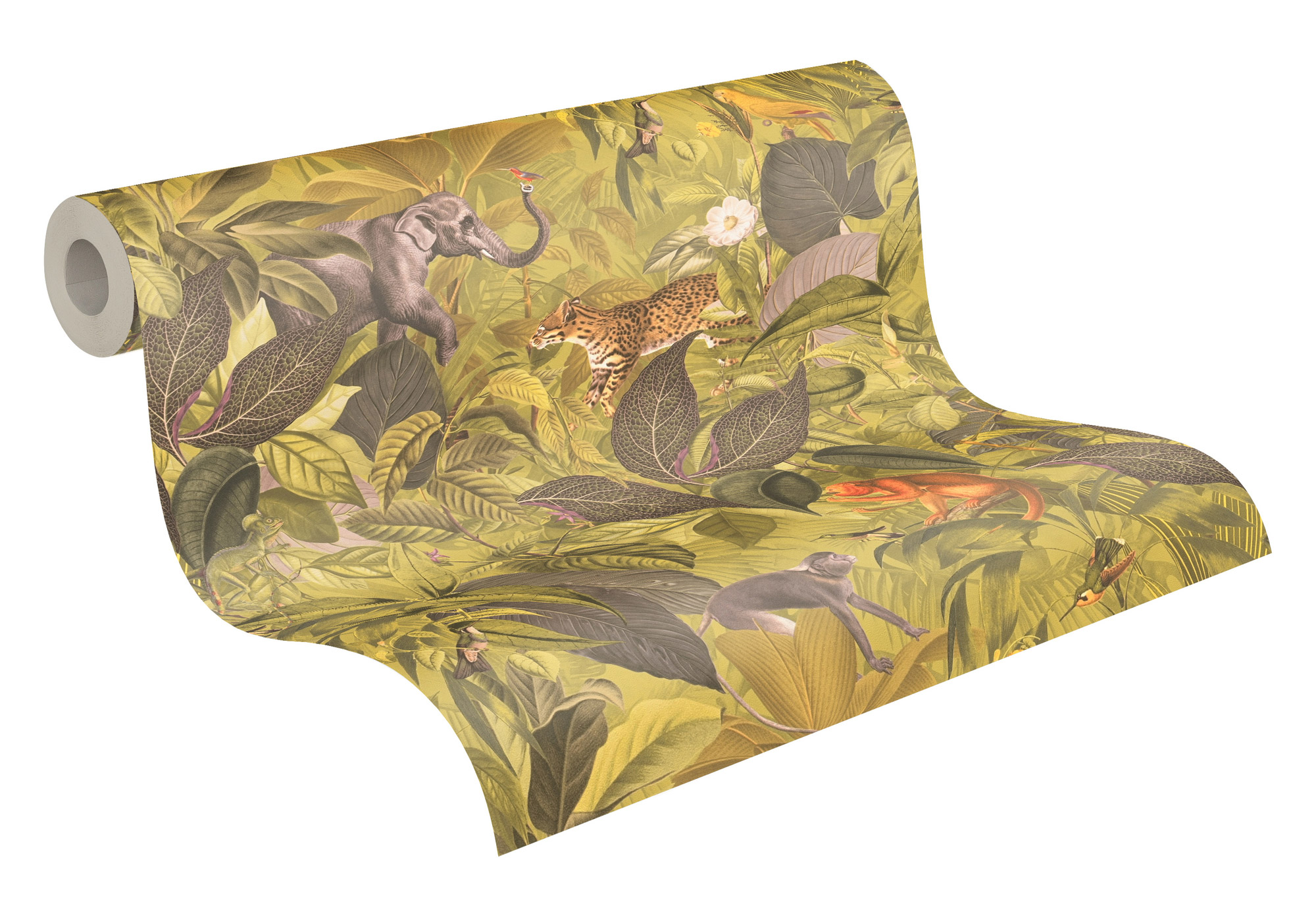 AS Vliestapete PintWalls Tiertapete Grün 387242