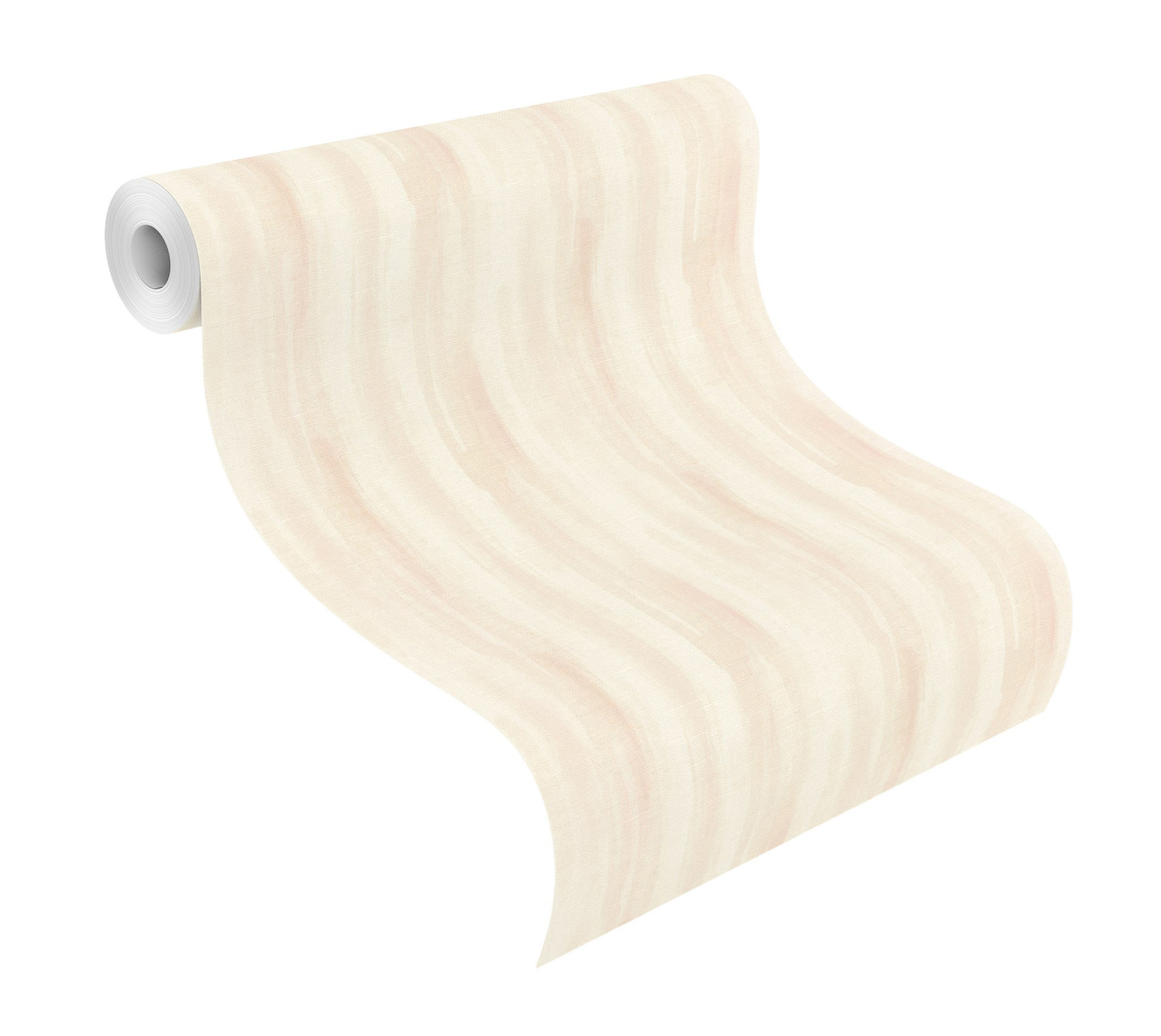 Rasch Vliestapete Peonies Rosa Streifen 509342