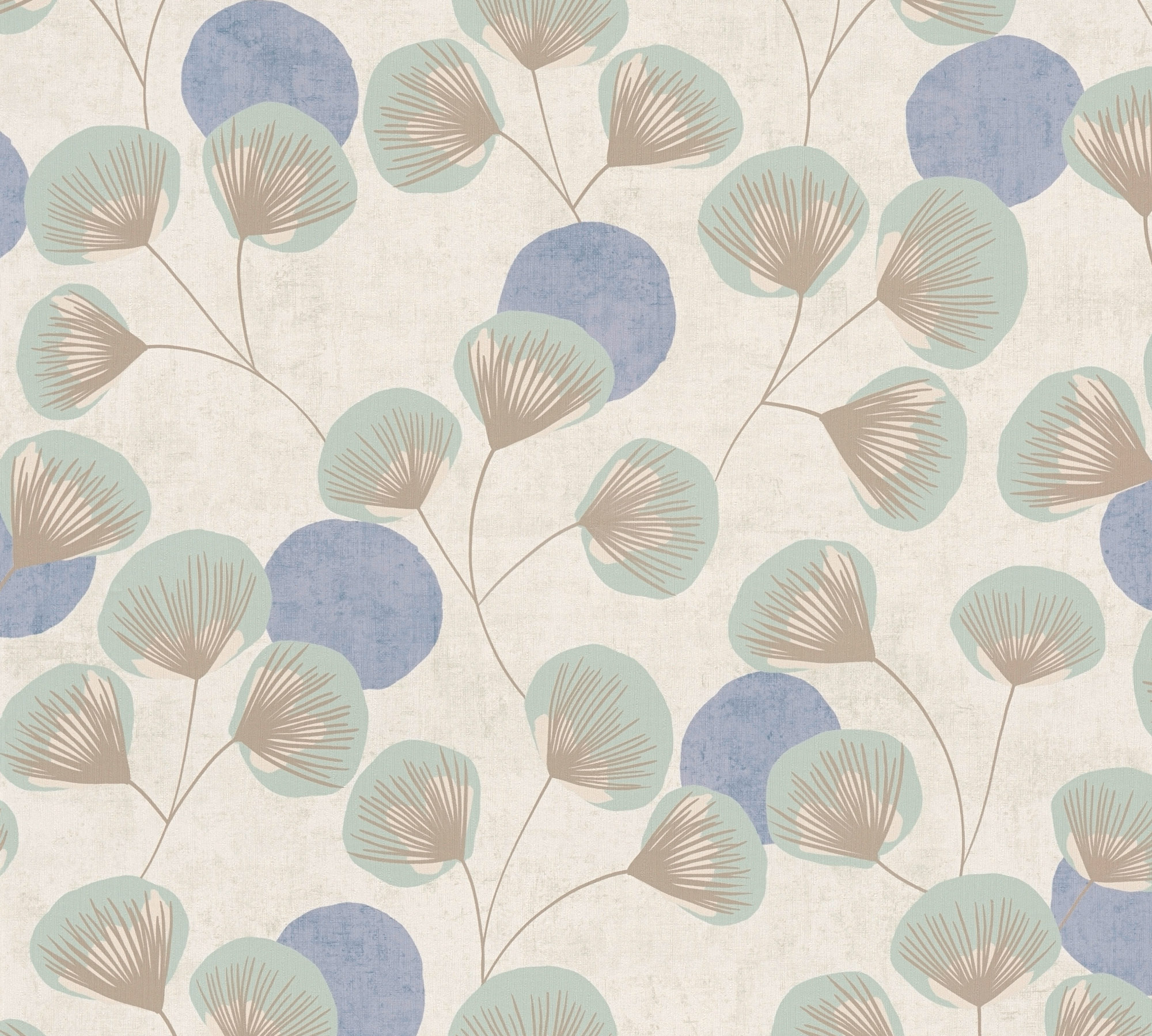 AS Vliestapete Nordic Feeling Floral Blau 791511