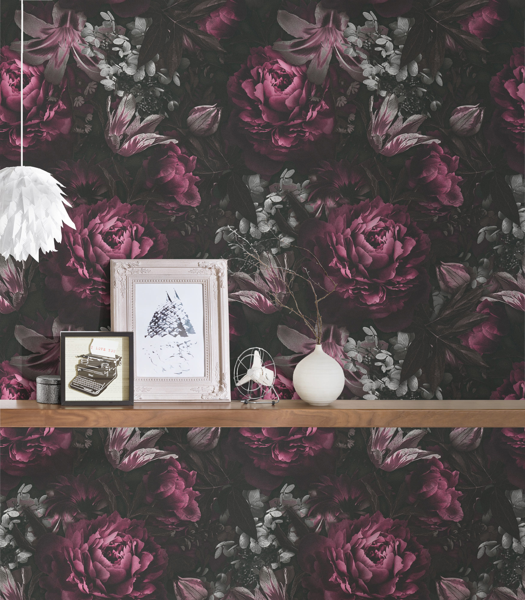 AS Vliestapete PintWalls Florale Tapete Lila 385094