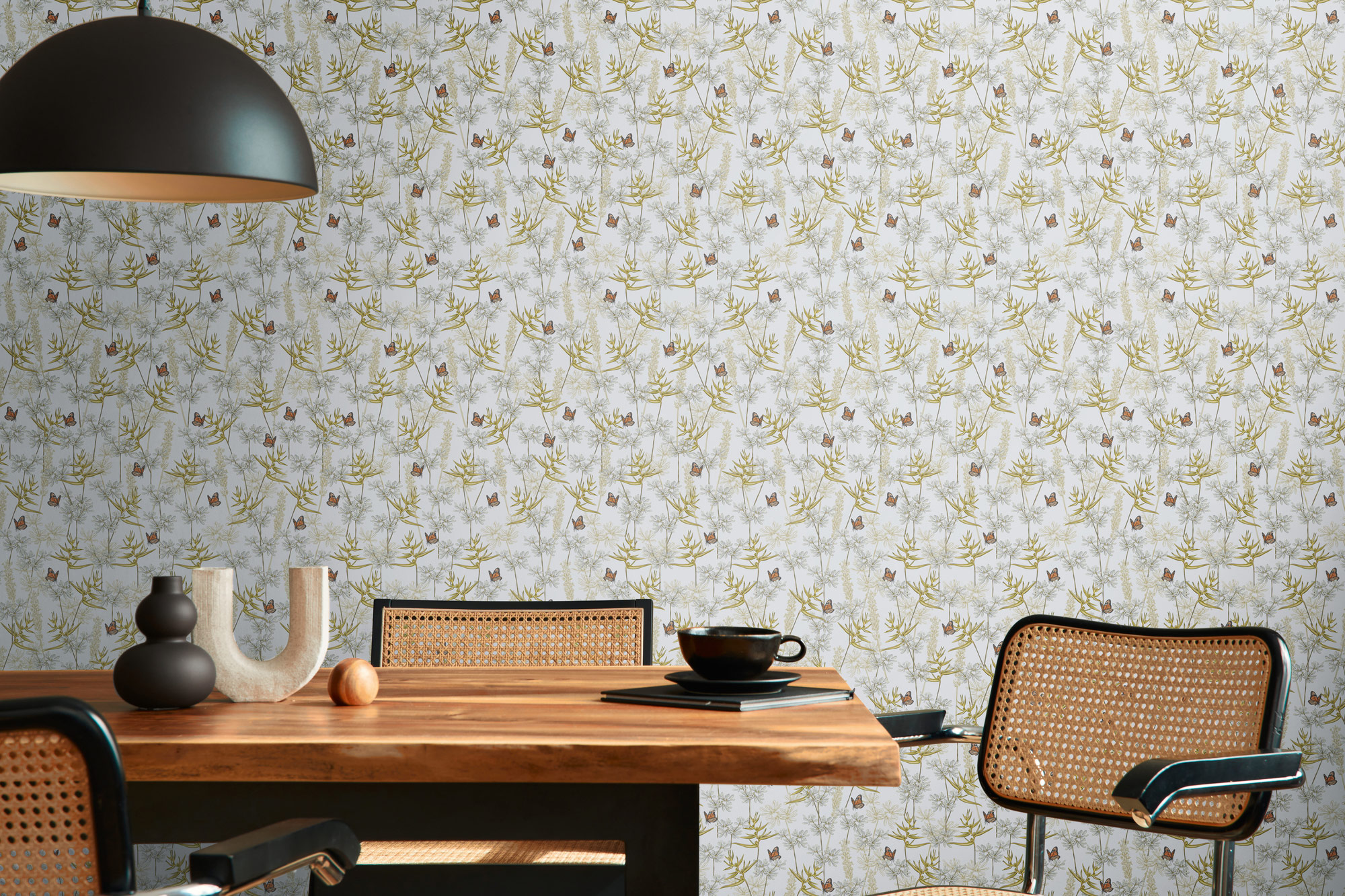 Livingwalls Vliestapete Drawn Into Nature Pflanzen  394231