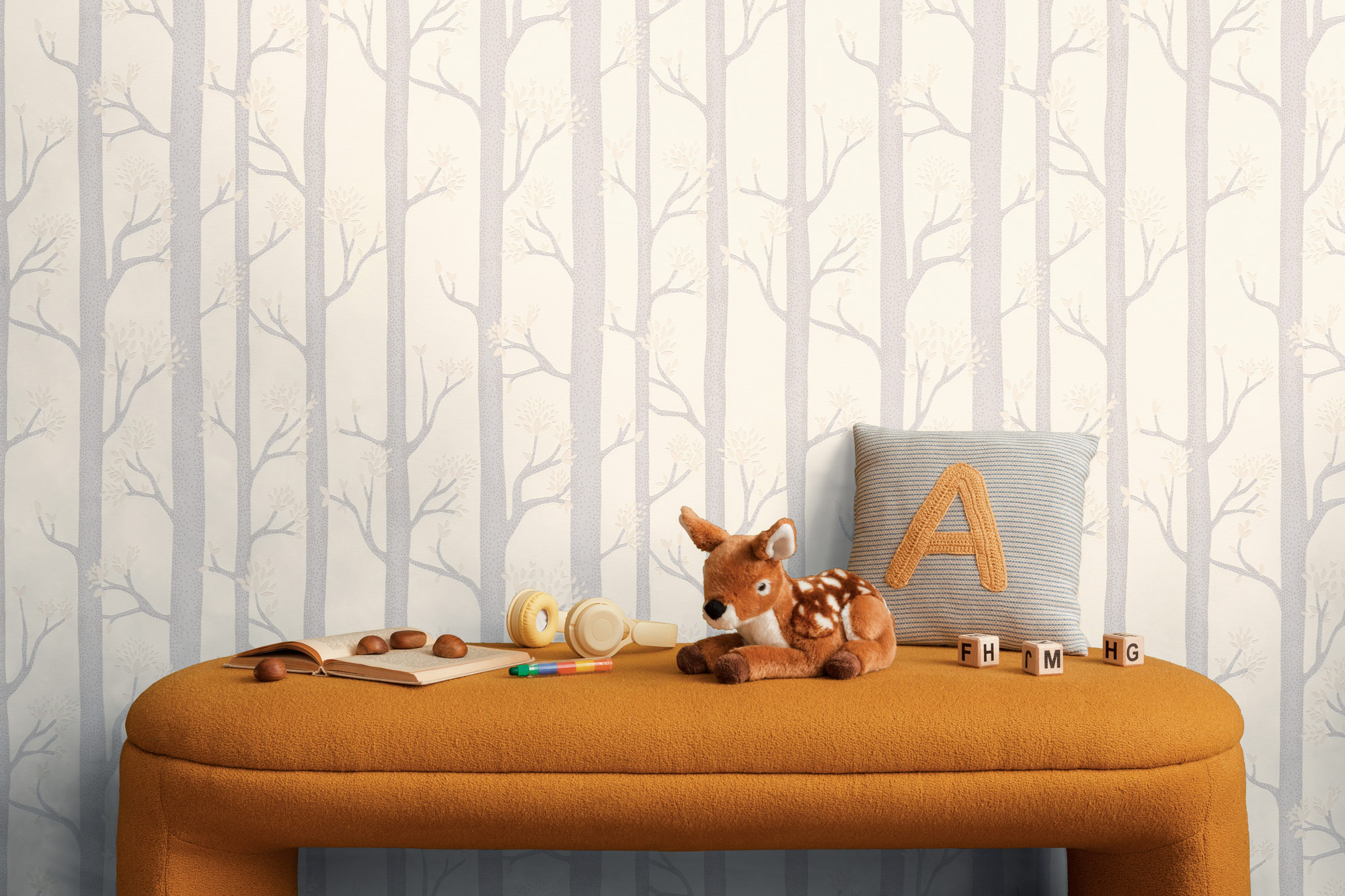 AS Vliestapete Kids Studio Kinderzimmertapete Creme 792631
