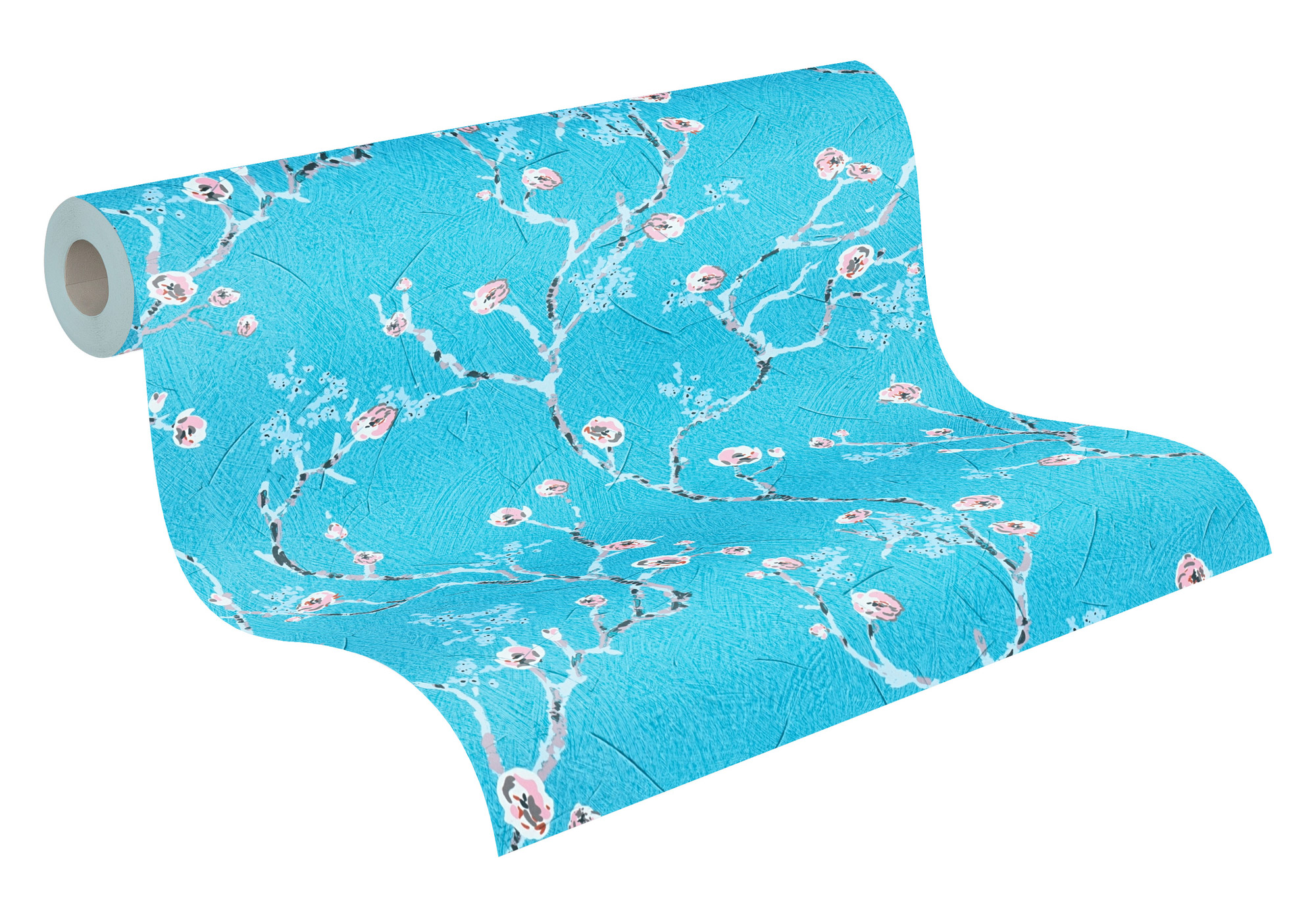 AS Vliestapete PintWalls Florale Tapete Blau 387393