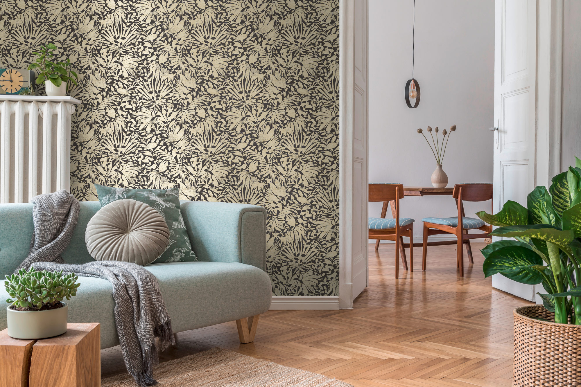 AS Vliestapete The BOS gold Blumentapete 388313