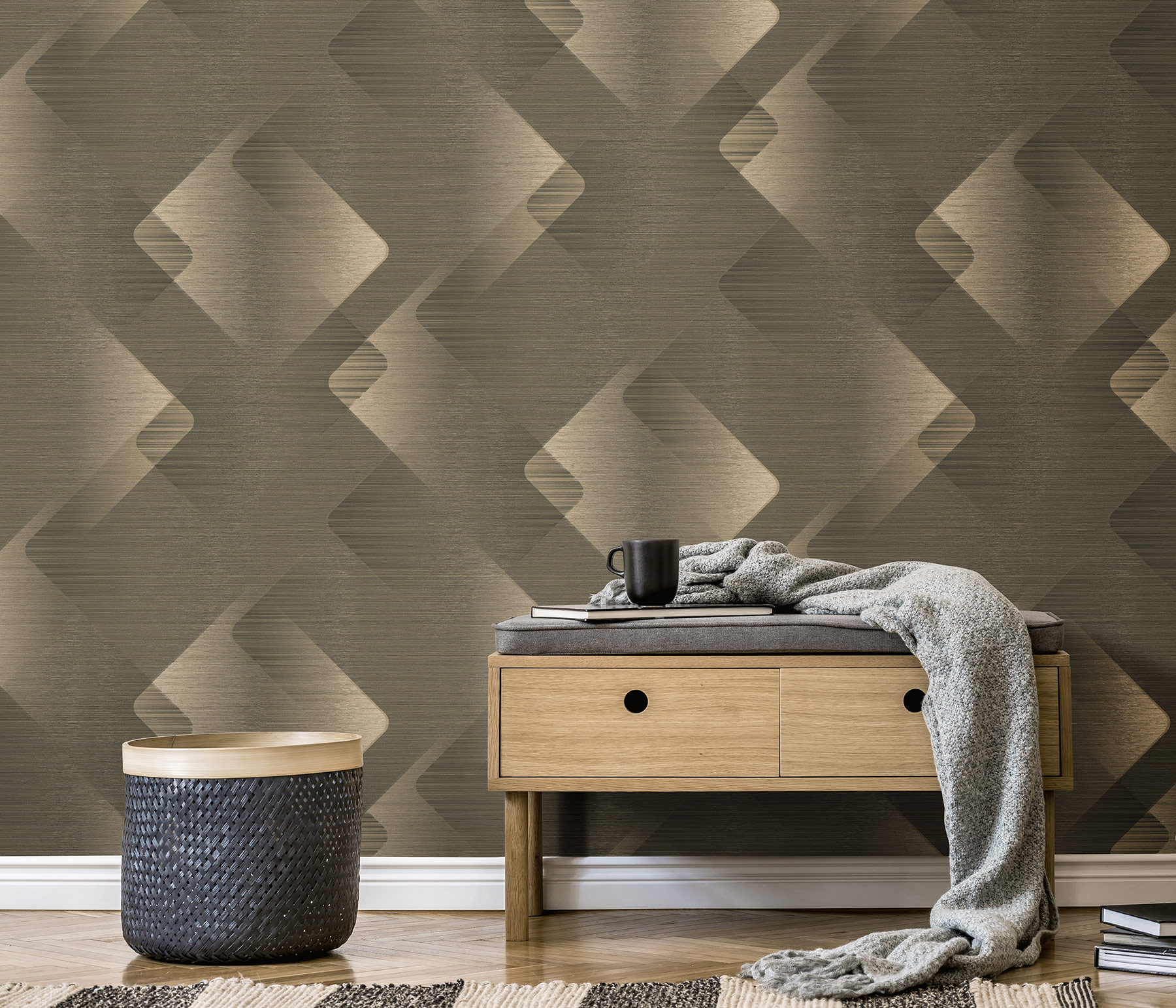 Erismann Vliestapete Elysium schwarz 1047915