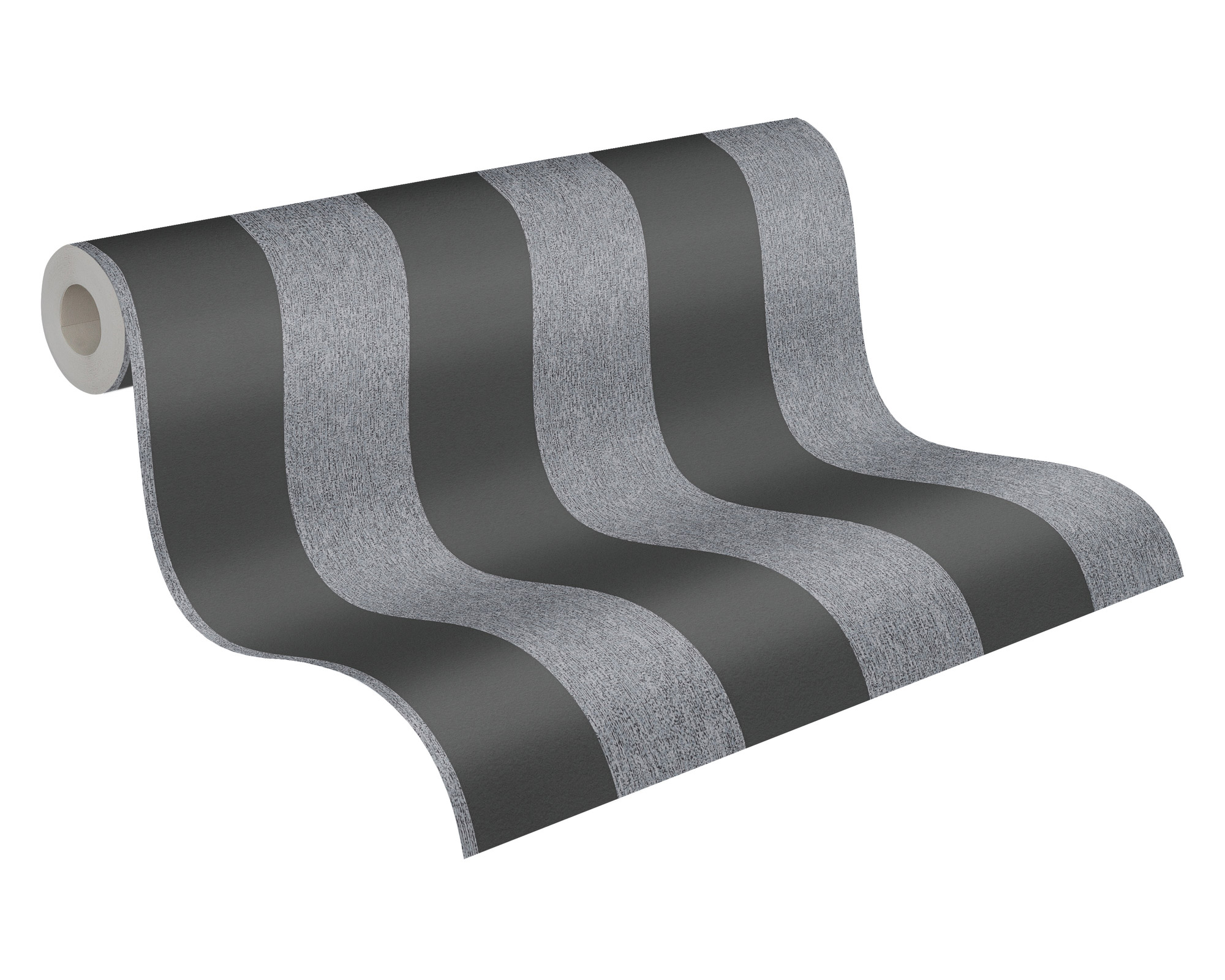 AS Vliestapete Attractive 2 Streifentapete Schwarz 390294