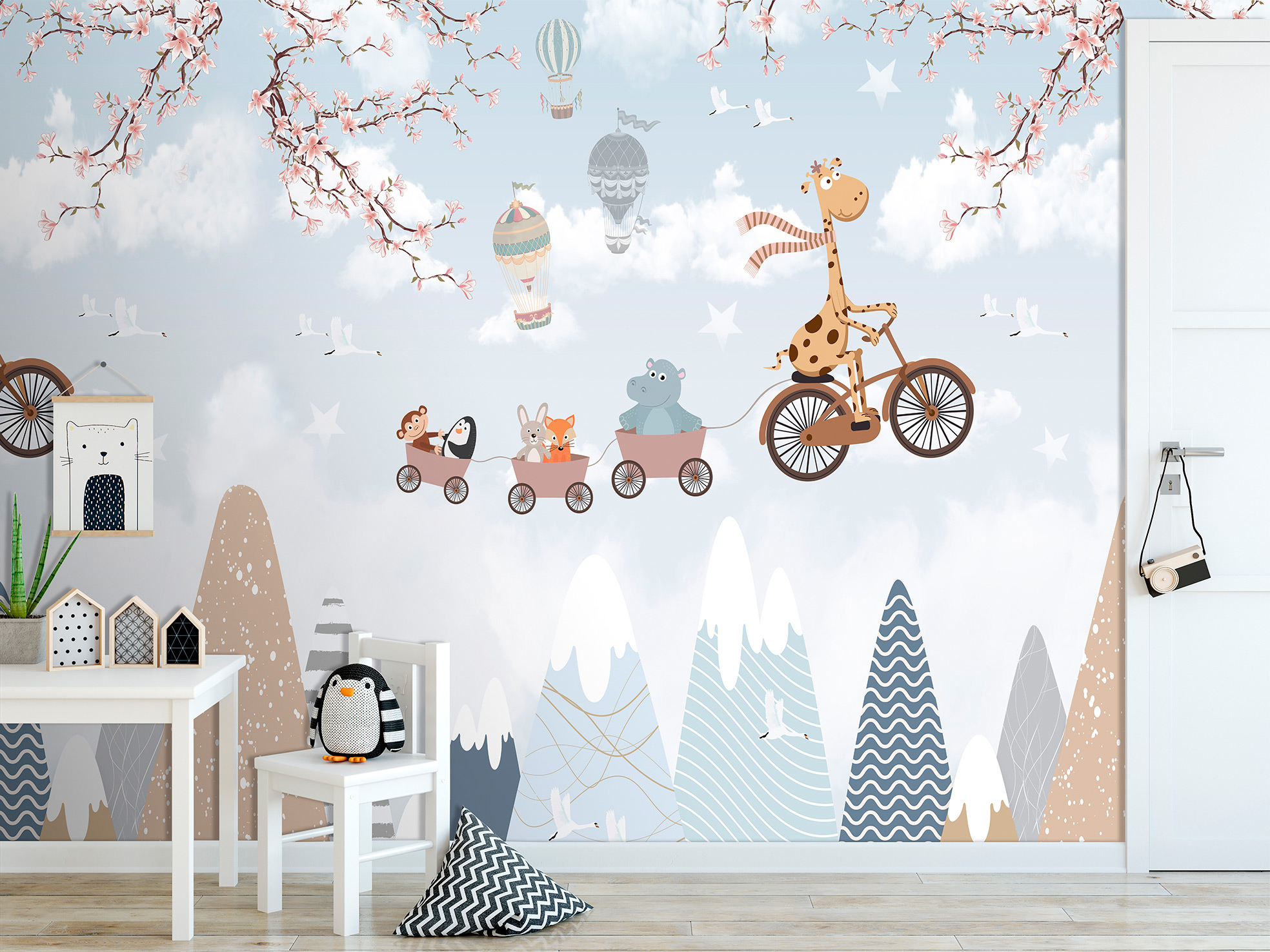 Decoprint Fototapete Cute Walls Radfahrer CW60331