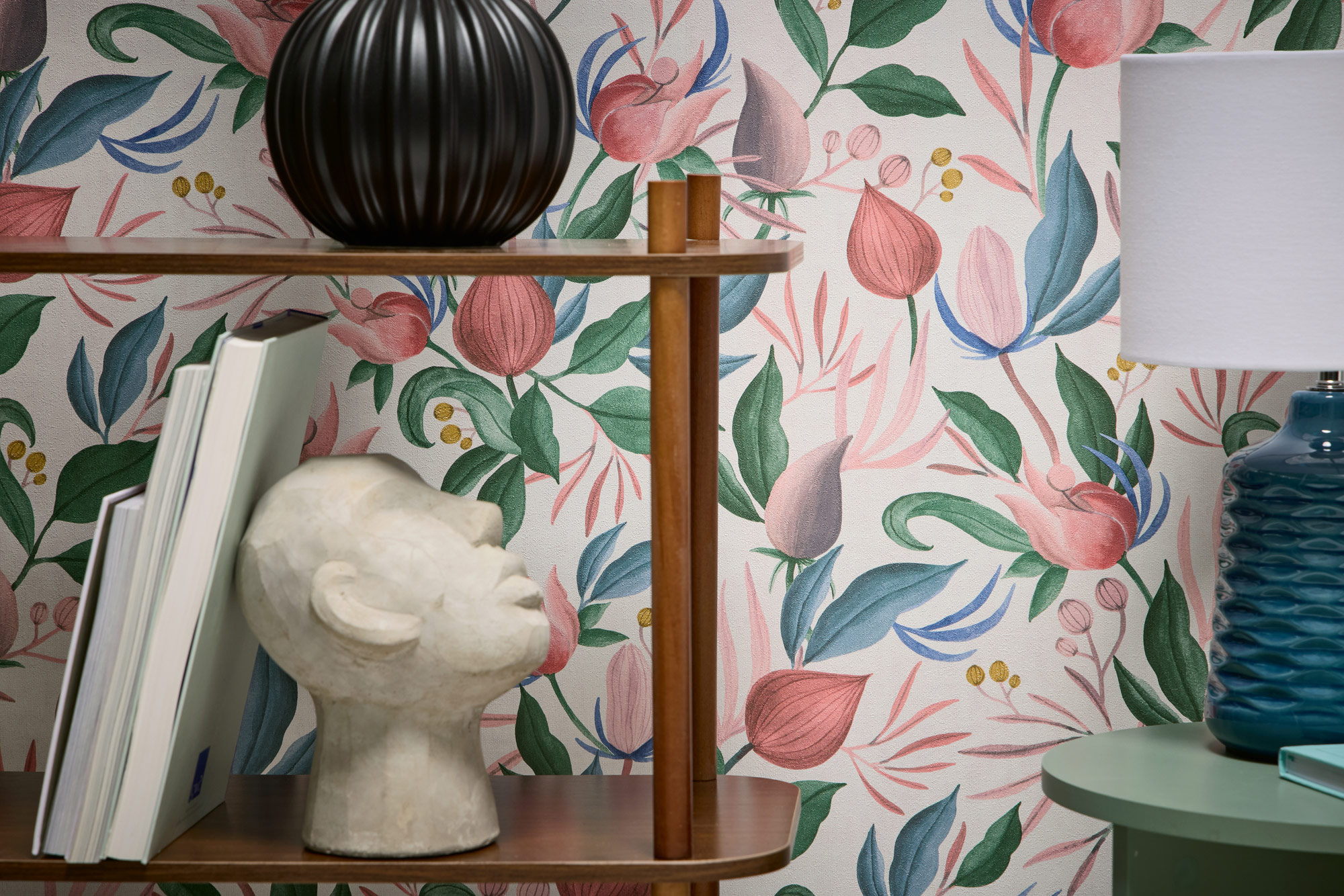 AS Vliestapete CosmoLiving Floral Weiß 790625