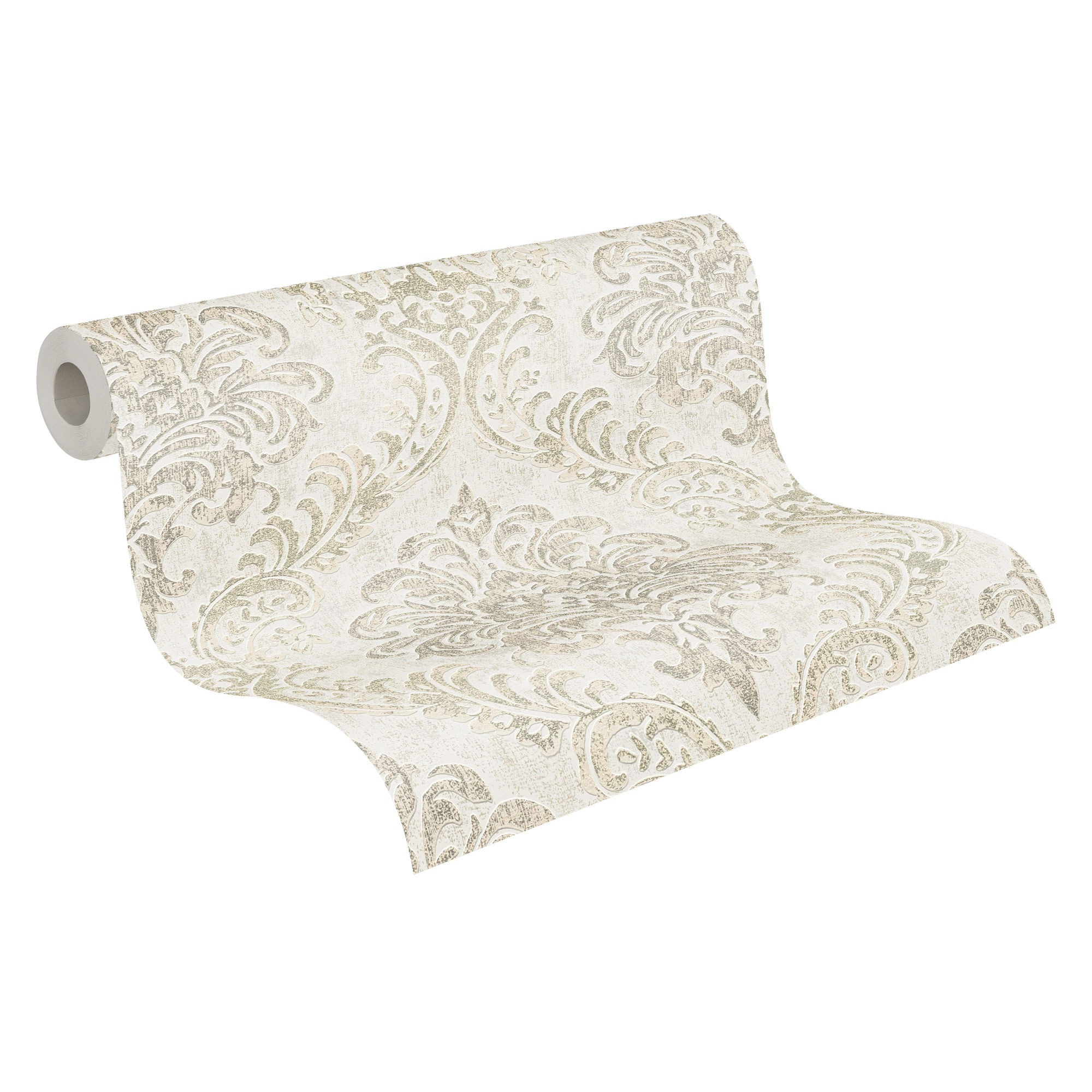 AS Vliestapete MS Travel Styles Klassisch Weiß 391122