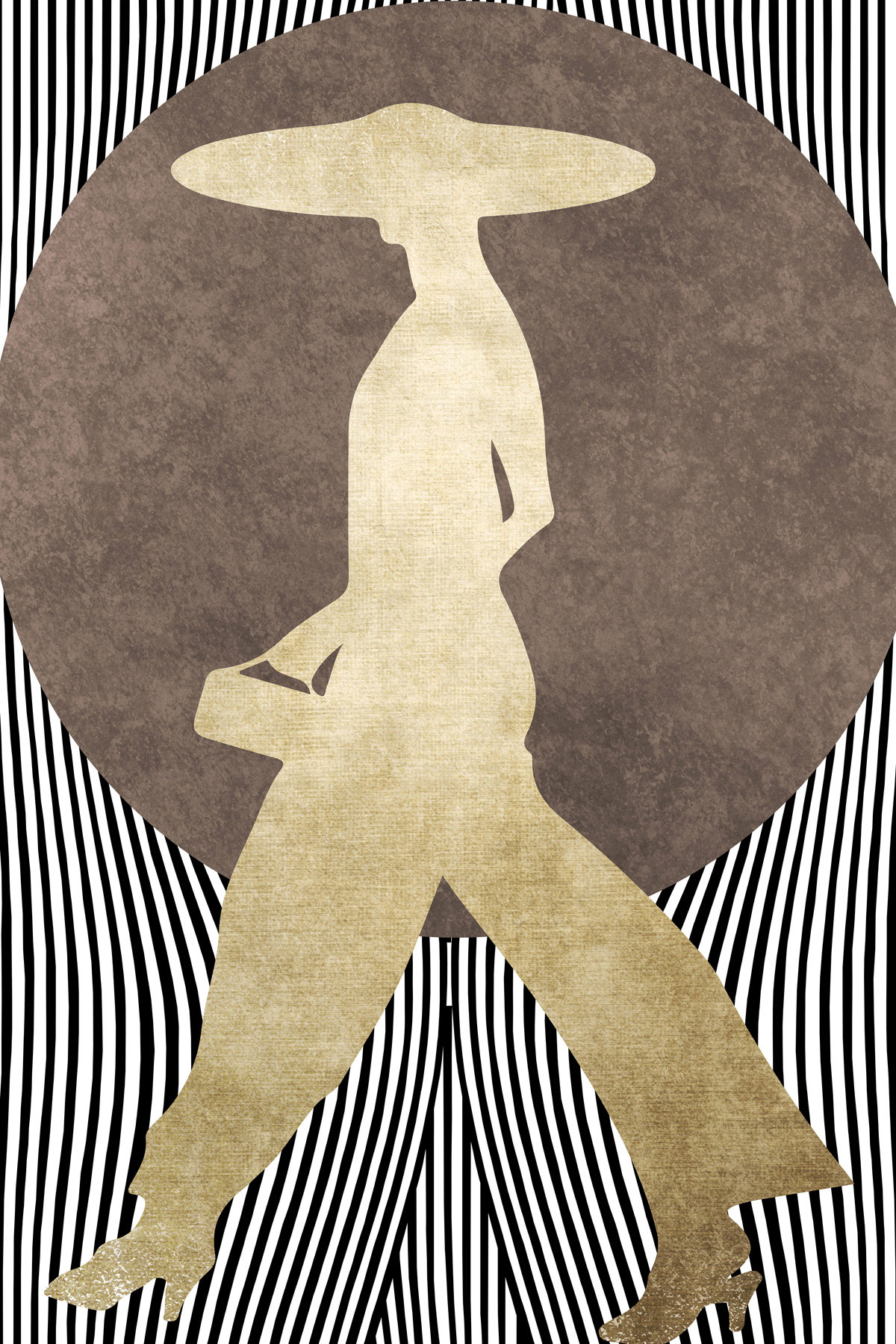 AS Leinwandbild La Madame Noir DD131834