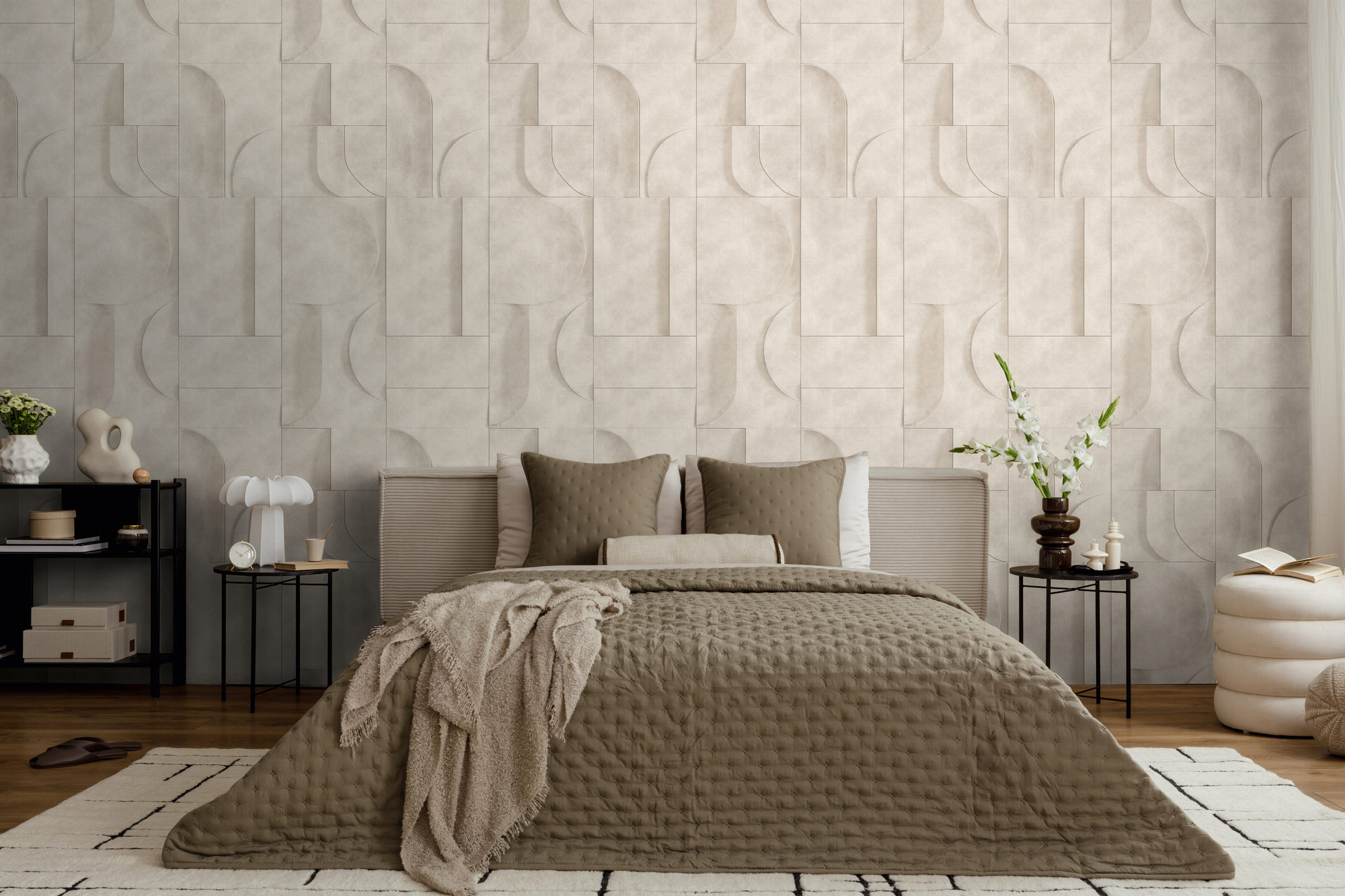 AS Fototapete The Wall 4 3D Optik Grau 792244