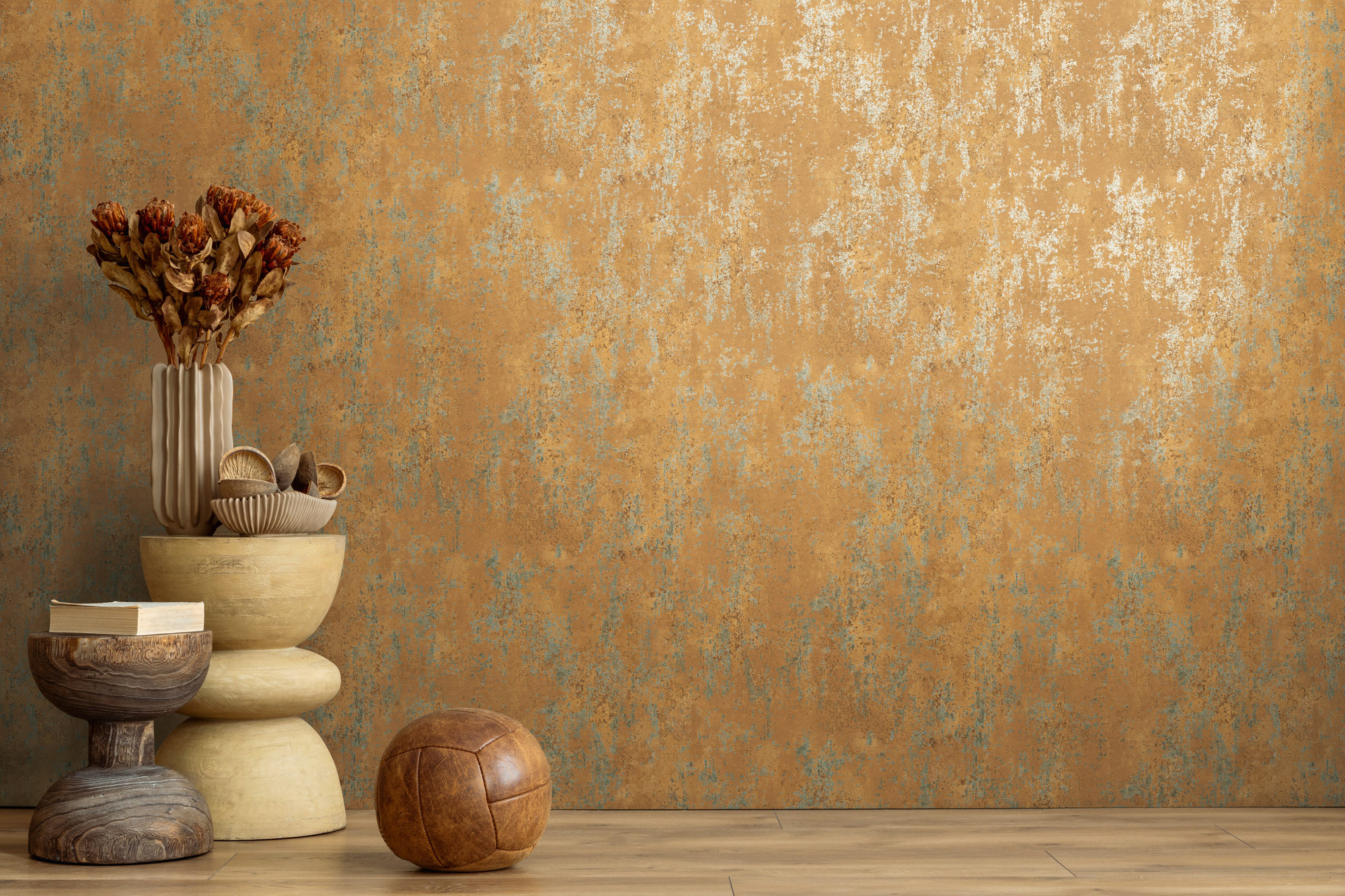 AS Vliestapete MS Hot Spots Struktur Braun 786296