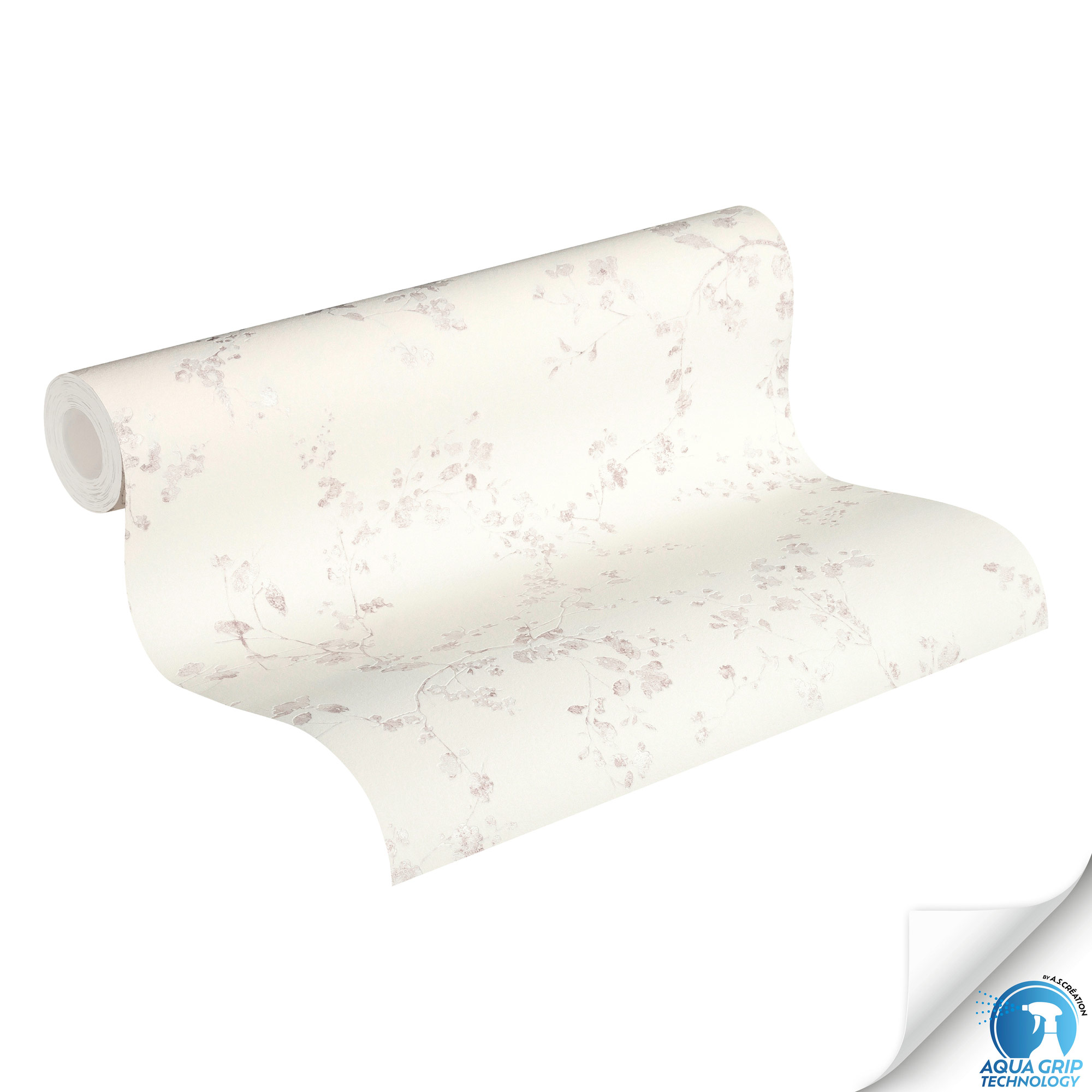 AS Vliestapete WOW Designdrop Waldtapete Weiß 784971