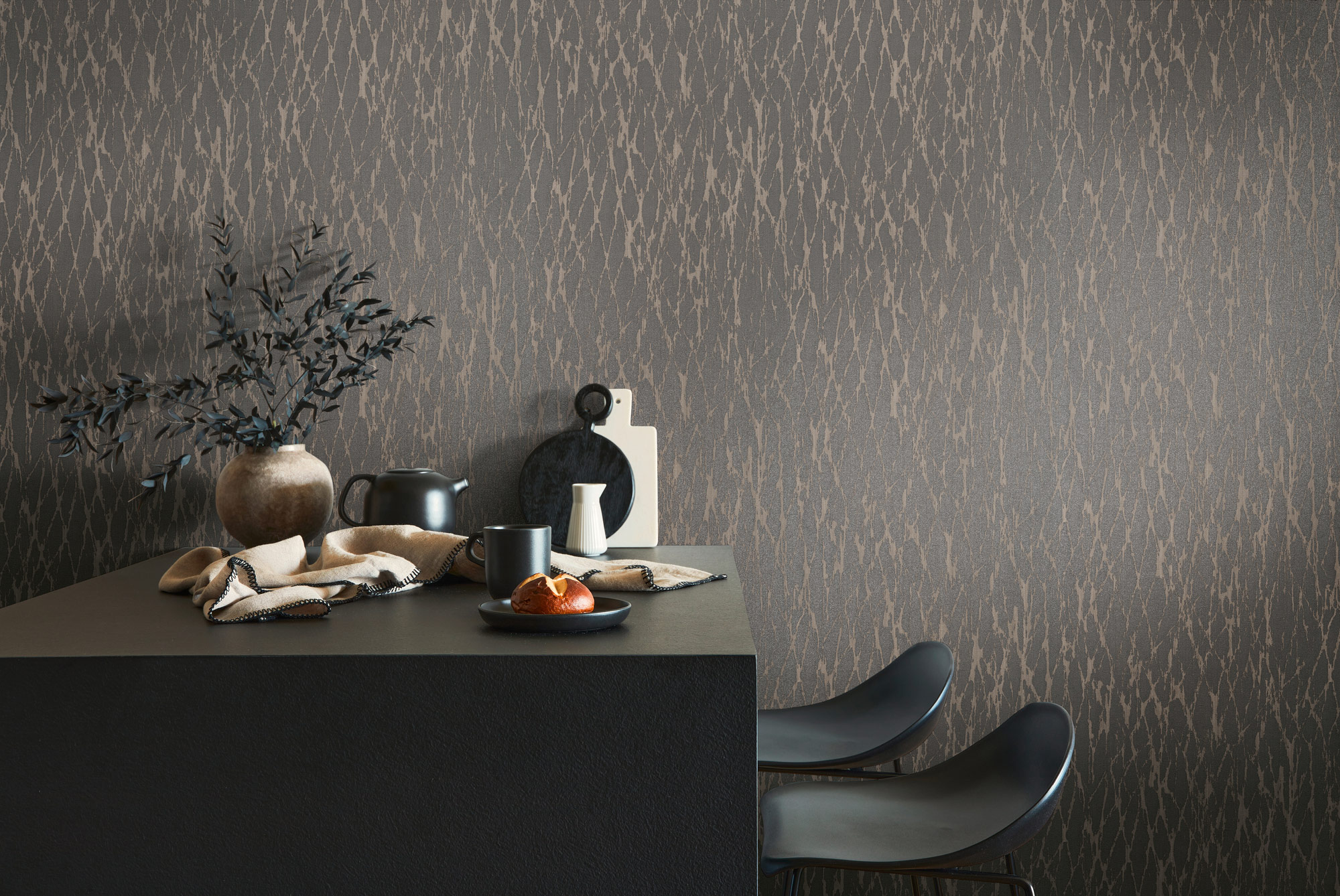 Livingwalls Vliestapete Smart Surfaces Stein-Optik 395635